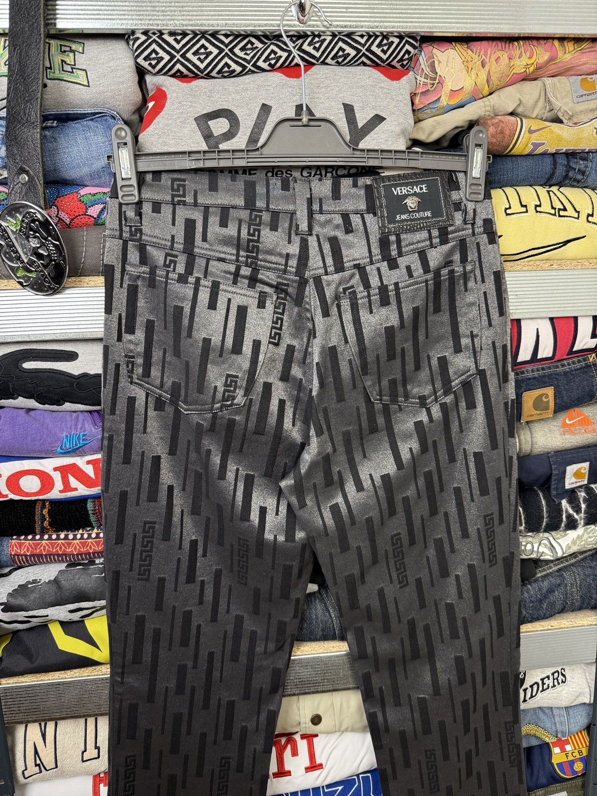 Versace 90’s Versace Jeans Couture Full Print Pants Luxury Size US 31 - 14 Thumbnail