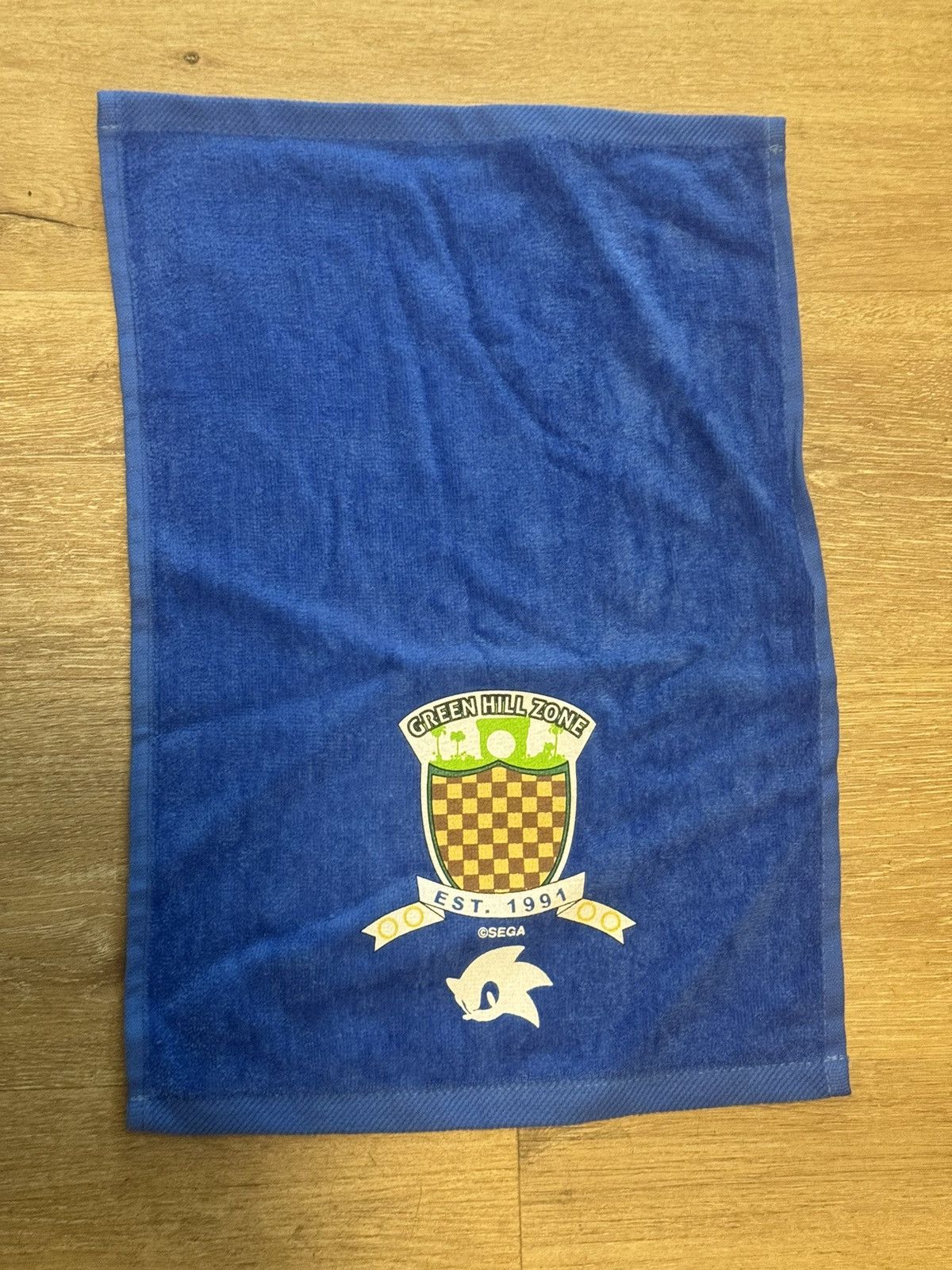 Video Store Apparel Sonic The Hedgehog Sega Official Golf Sweat Towel Size ONE SIZE - 7 Thumbnail
