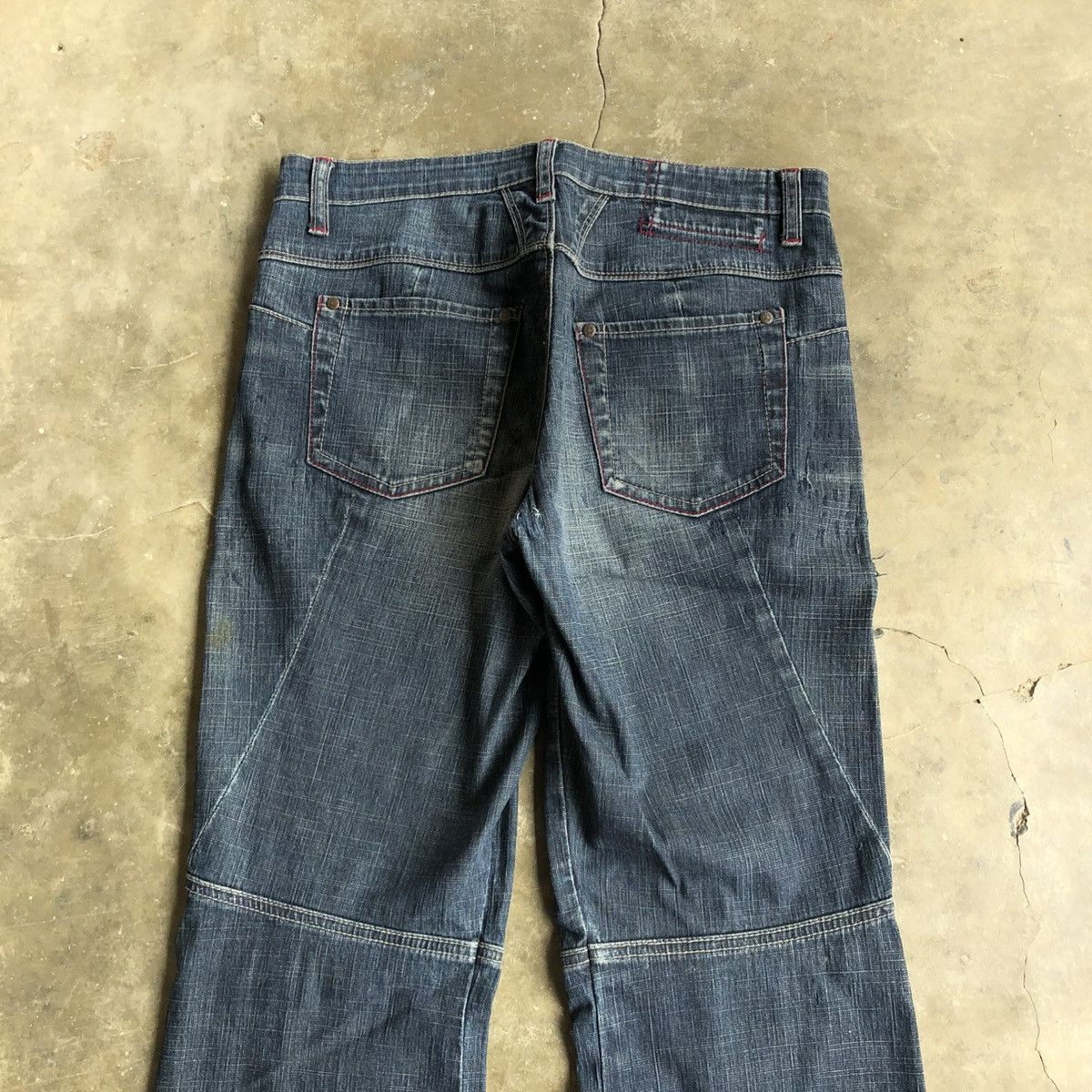 Marithe + Francois Girbaud 2000s Marithe + Francois Girbaud Distressed Bootcut Jeans Size US 29 - 7 Thumbnail