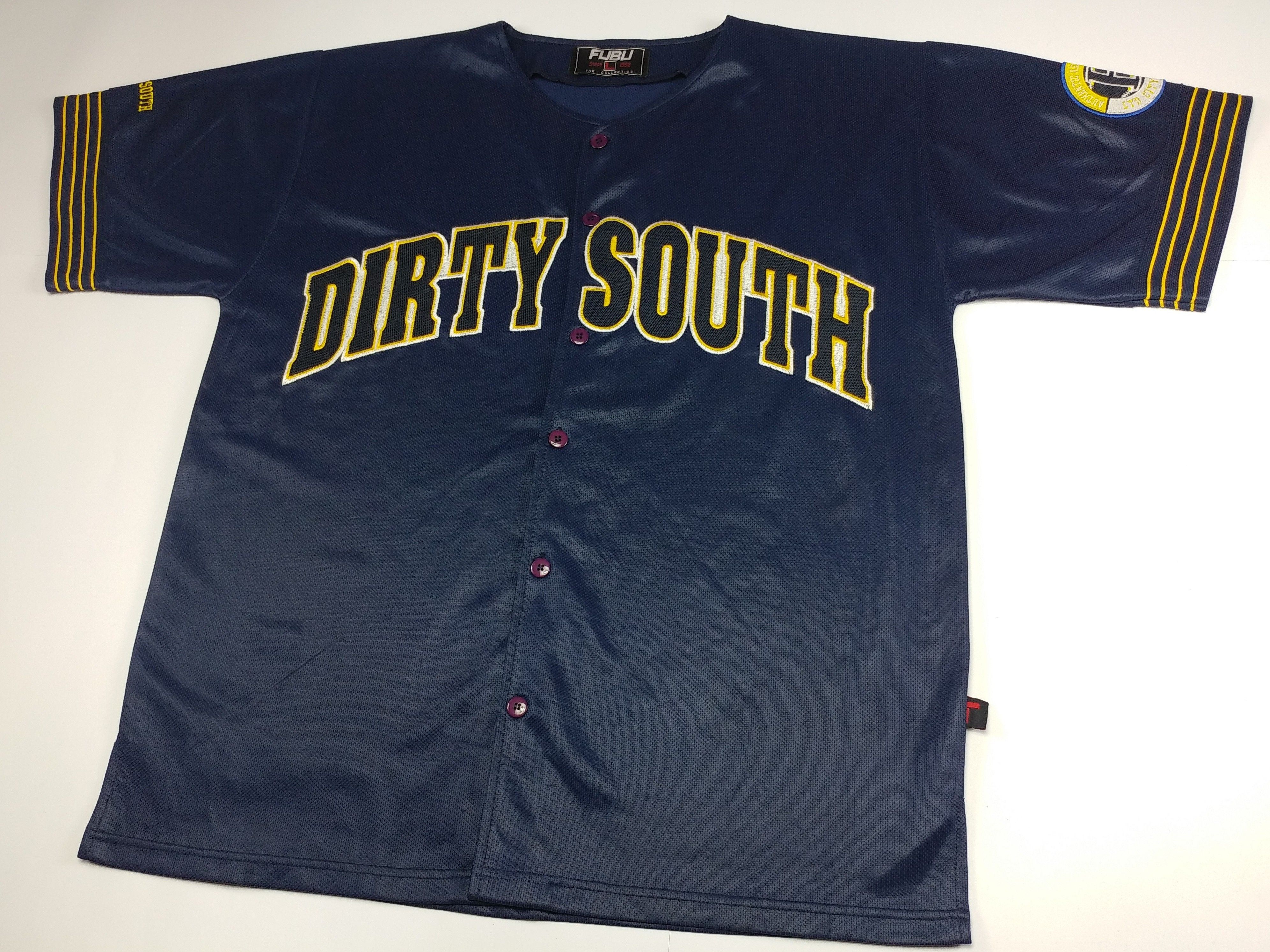 Fubu FUBU jersey, City Series, vintage Dirty South t-shirt L Size US L / EU 52-54 / 3 - 3 Thumbnail