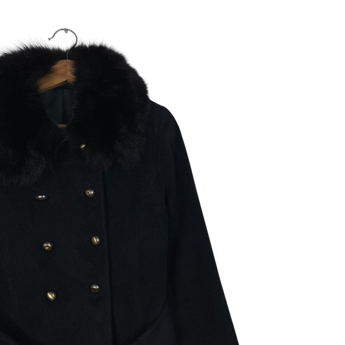 Comme Ca Ism Comme Ca Ism Black Double Breasted Women Coat Size S / US 4 / IT 40 - 6 Thumbnail