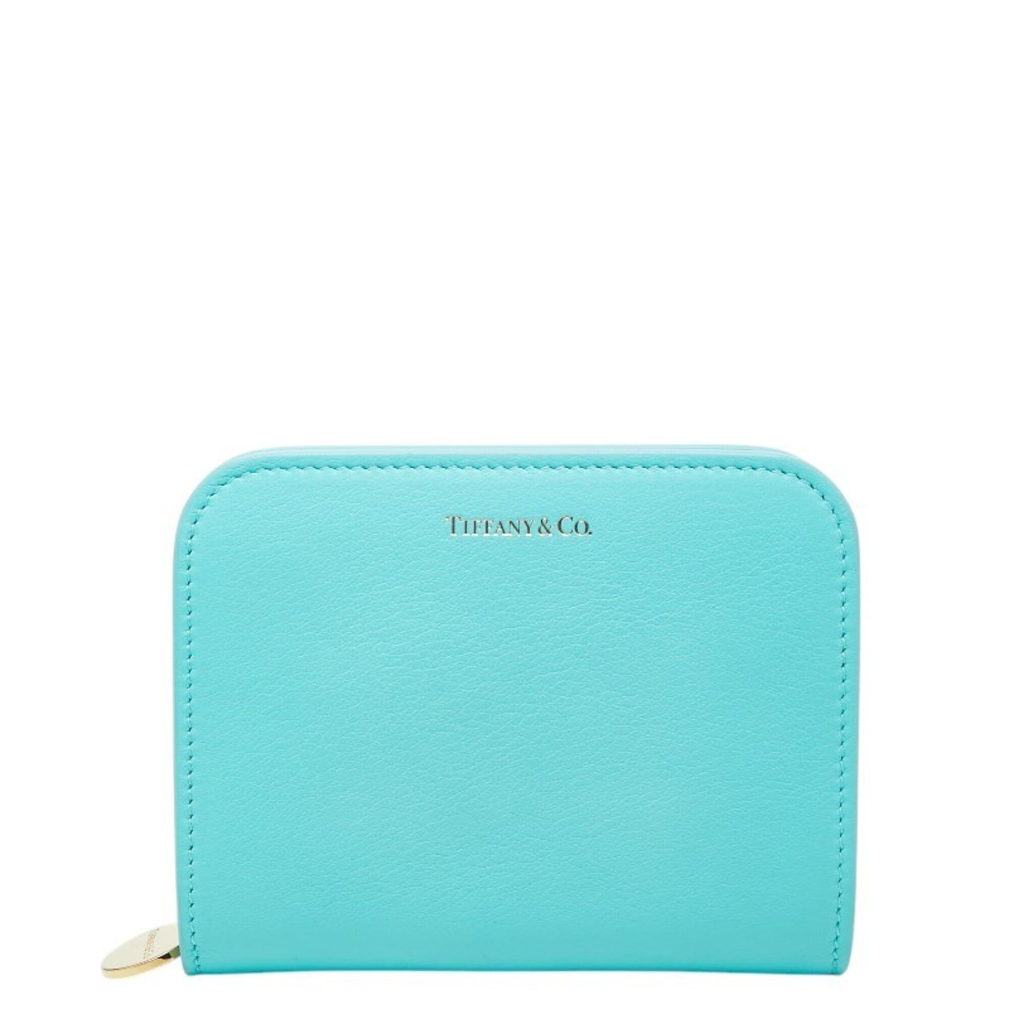 Tiffany & Co. Tiffany & Co. Rectangular Wallet, Round Zipper, Blue Leather, Women's Wallet. Size ONE SIZE - 1 Thumbnail