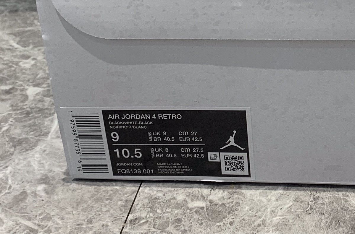 Jordan Brand Air Jordan 4 Retro White Thunder Size US 9 / EU 42 - 9 Thumbnail
