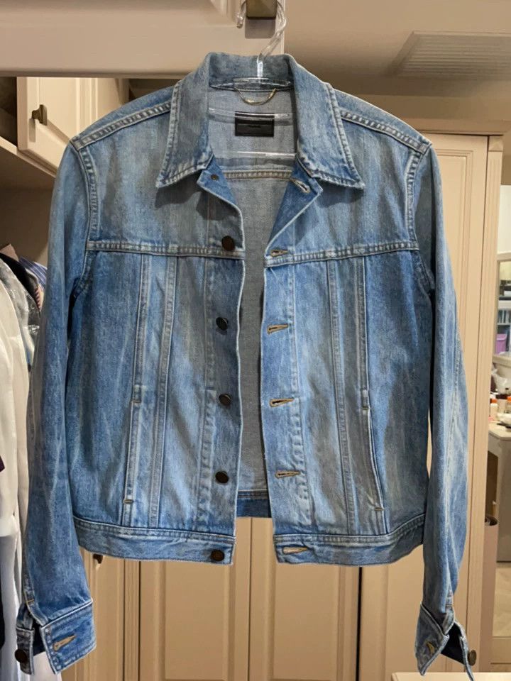 Saint Laurent Paris Saint Laurent Paris Denim Jacket Size US S / EU 44-46 / 1 - 1 Thumbnail