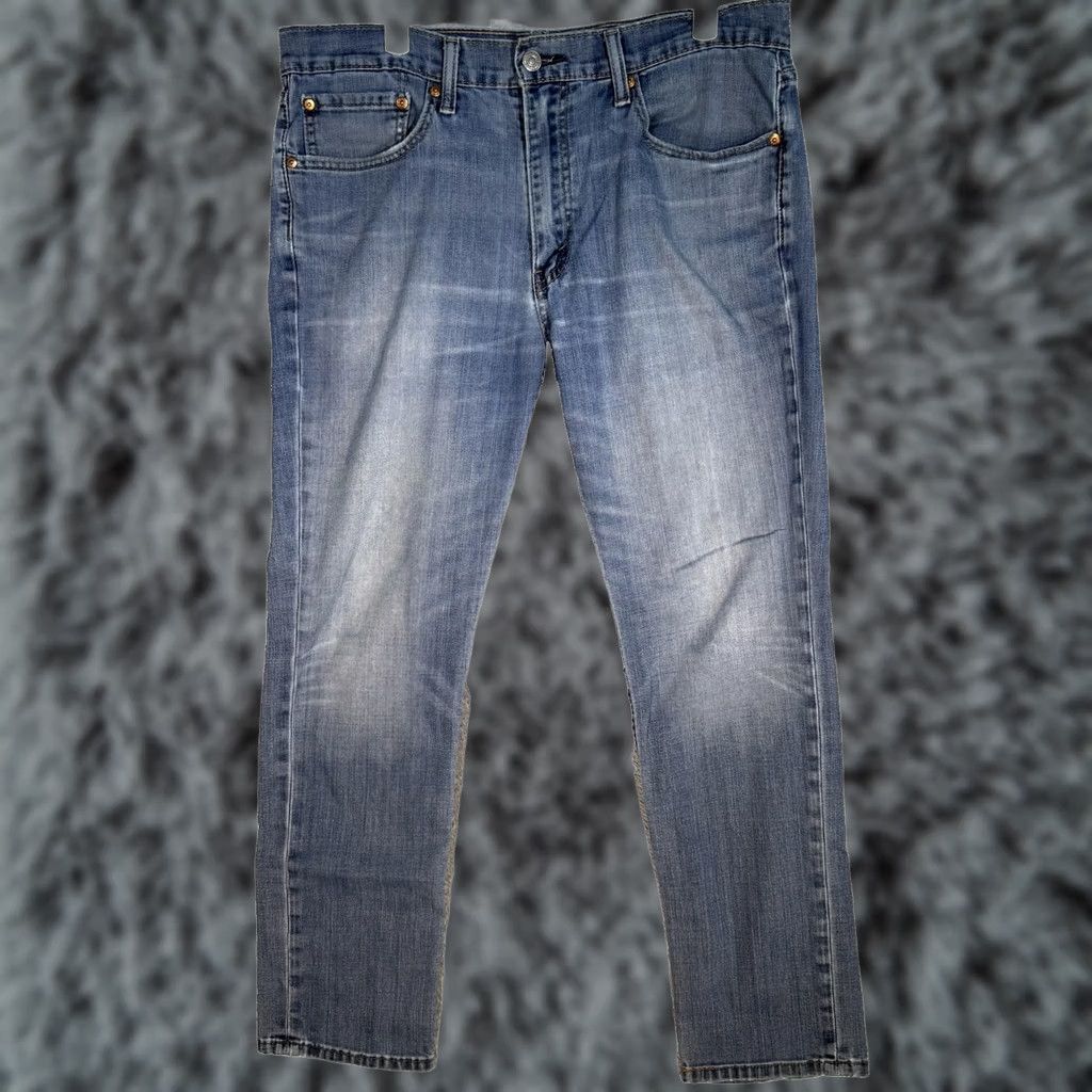 Levi's VINTAGE Levis 511 Jeans Mens 36x30 Slim Fit Stretch Light Wash Denim Tapered Zip Fly Size US 36 / EU 52 - 1 Thumbnail