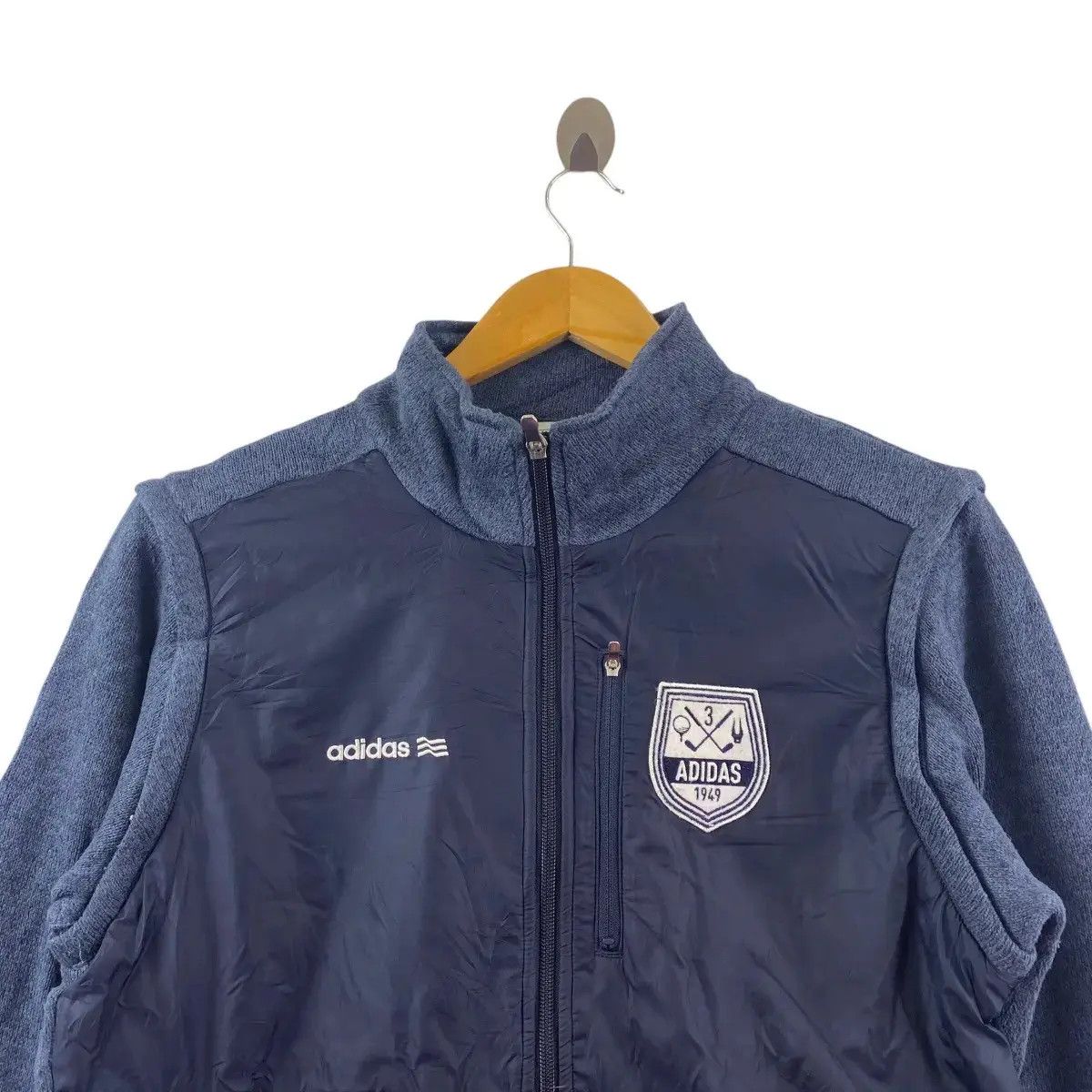 Adidas × Vintage Vintage ADIDAS EQUIPMENT Collection Crest Logo Jacket Size M / US 6-8 / IT 42-44 - 3 Thumbnail