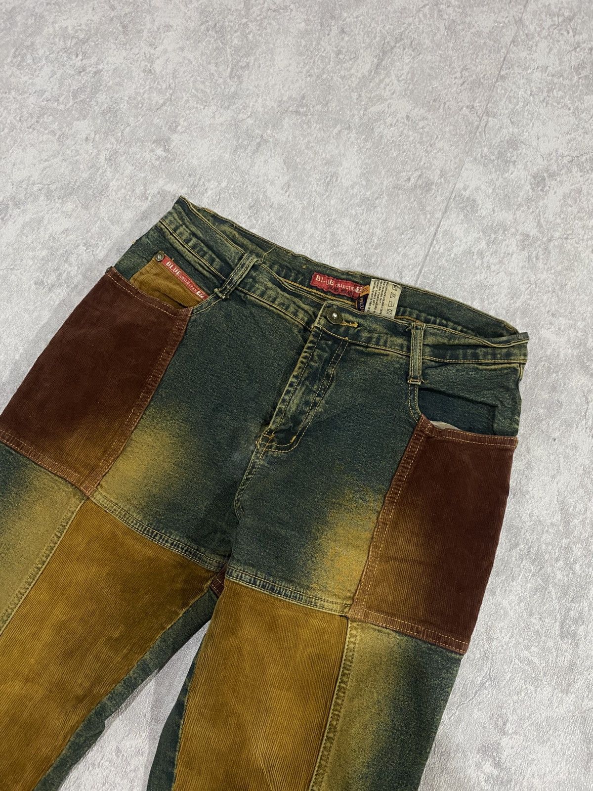 Le Grande Bleu (L.G.B.) Archive Patchwork Flared Denim If Six Was Nine LGB Style Size 31" - 11 Thumbnail