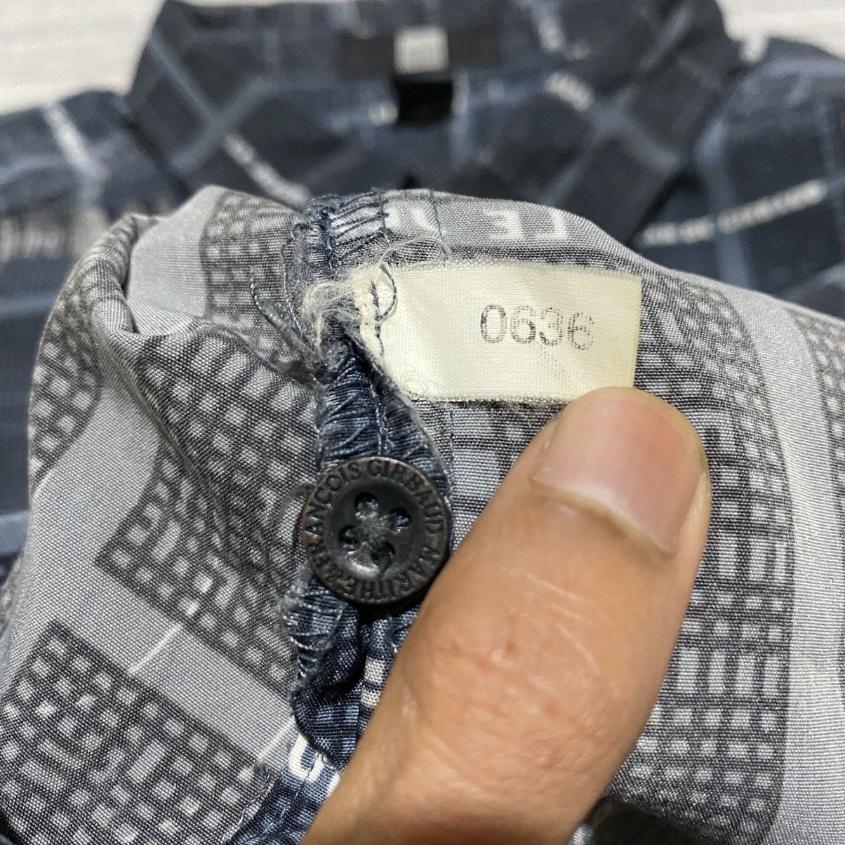 Marithe + Francois Girbaud Marithe + Francois Girbaud All Over Print Shirt Button Ups Size US XXL / EU 58 / 5 - 7 Thumbnail