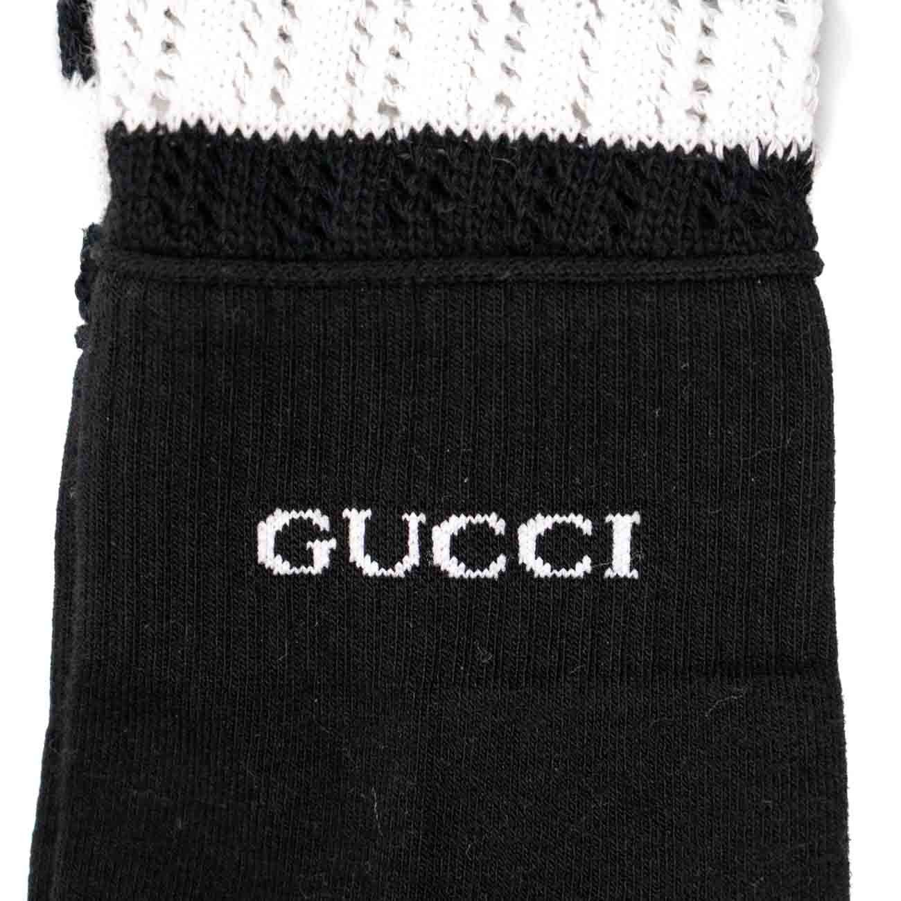 Gucci oc11z0126 Size: OS / Cotton Blend Socks In Black/White Size ONE SIZE - 5 Thumbnail