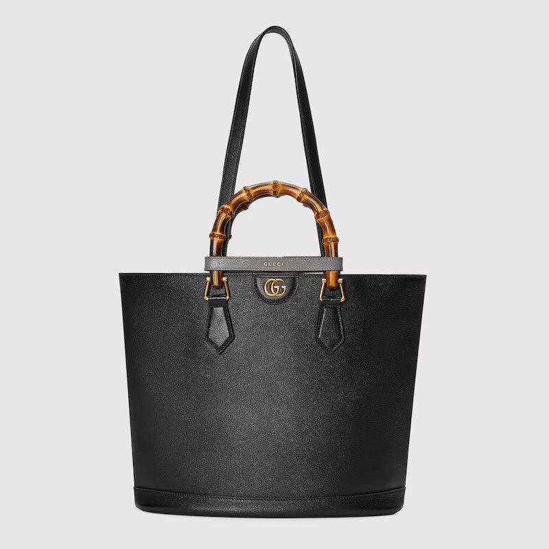 Gucci o1s1wg110225 Size: OS / Diana Medium Tote Bag in Black Size ONE SIZE - 1 Thumbnail