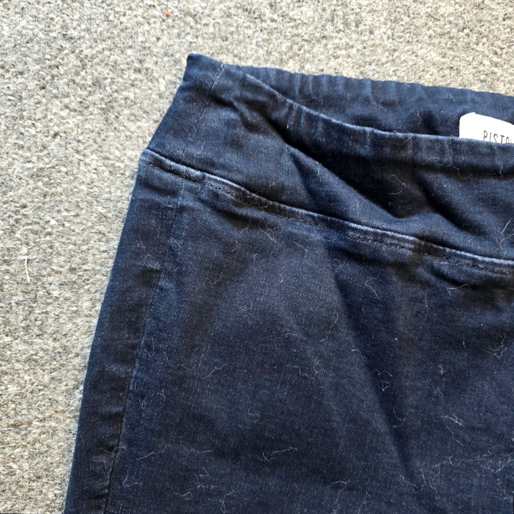 Pistola Pistola Jeans Womens Size Large Blue Straight Leg Pull On Stretch Capsule Casual Jeans Size 36" / US 14 / IT 50 - 3 Thumbnail