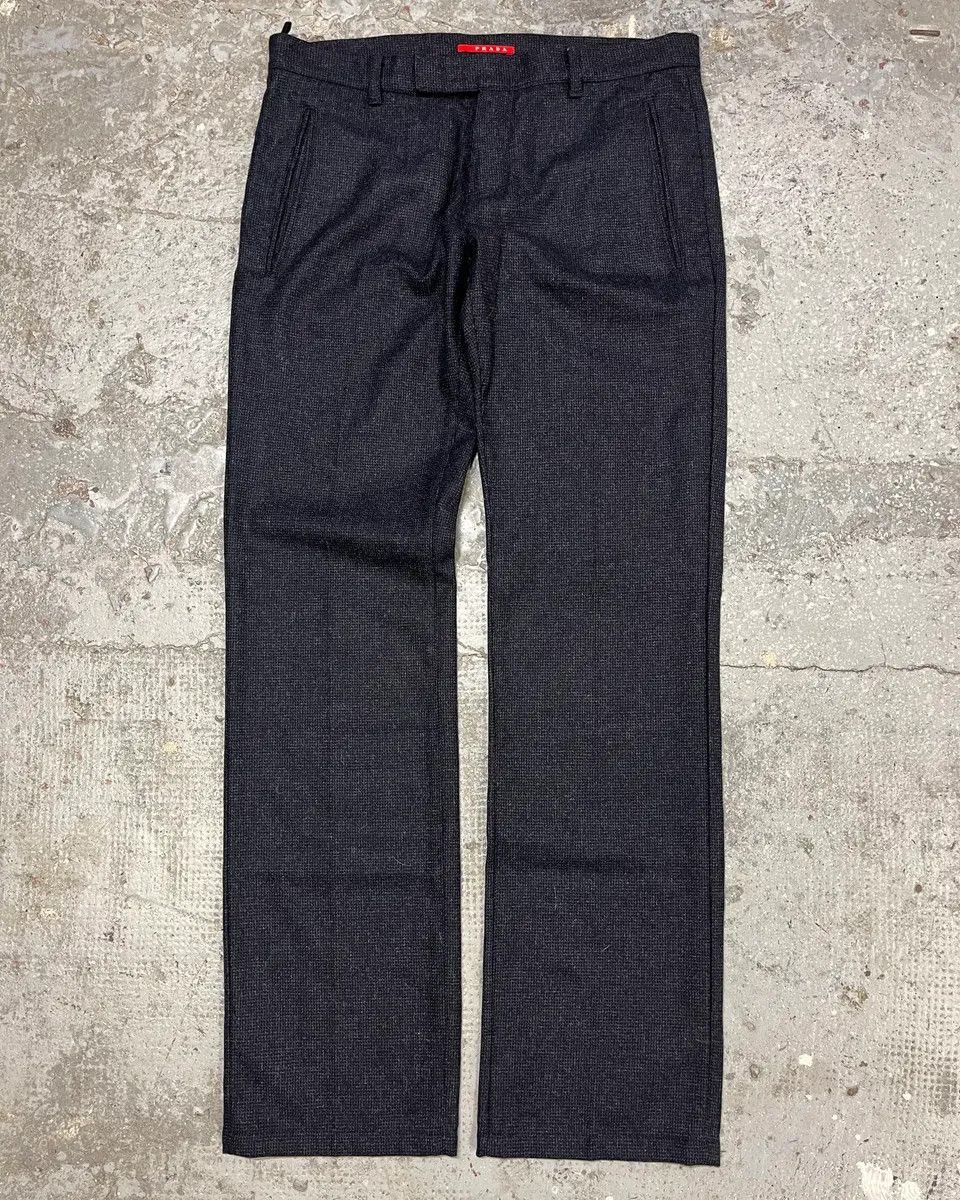 Prada AW2008 Prada Wool Dark Classy Tailored Pants Size US 32 / EU 48 - 1 Thumbnail