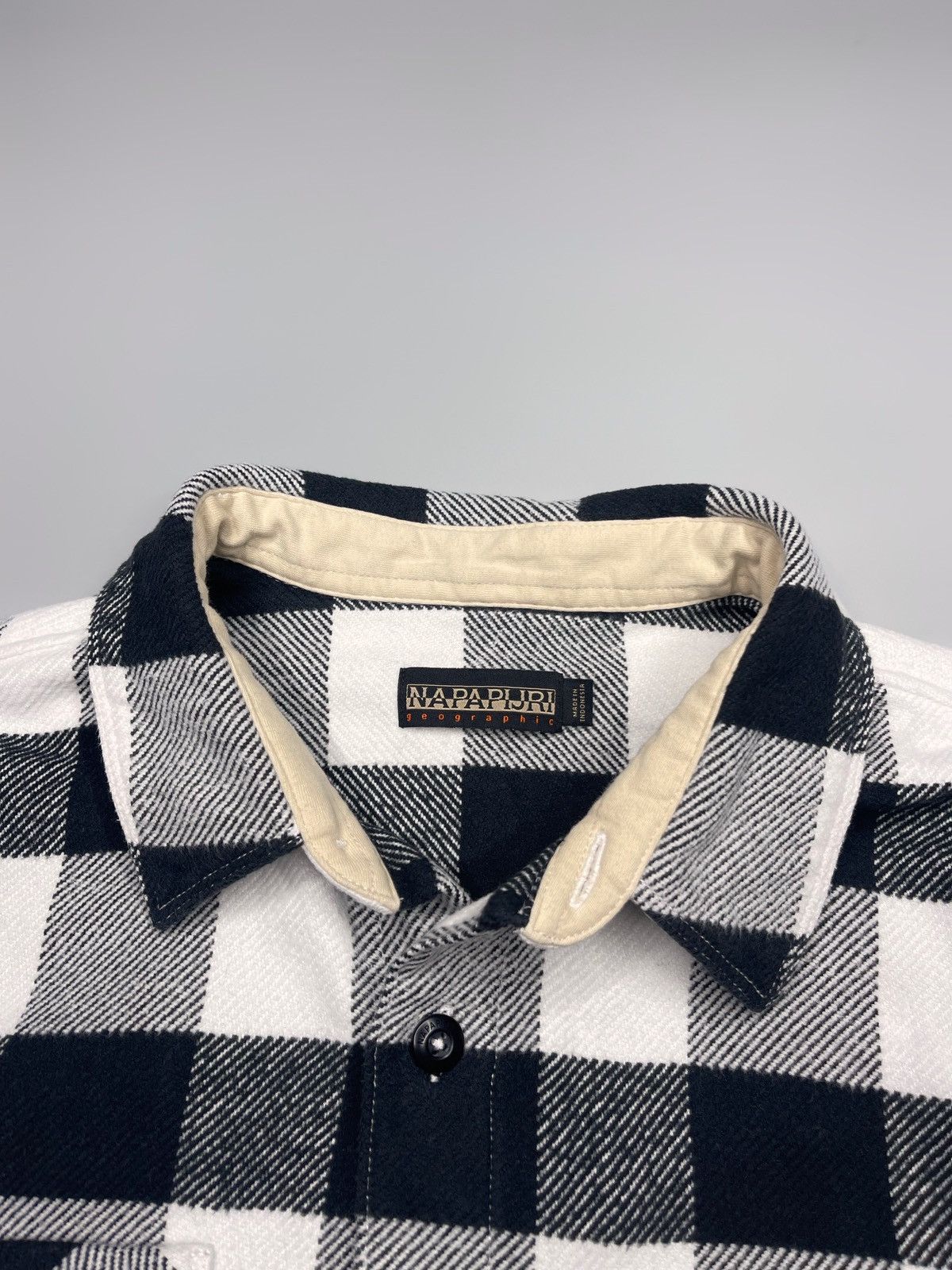 Napapijri × Vintage Napapijri Overshot Jacket Button Up Shirt Size US XL / EU 56 / 4 - 5 Thumbnail