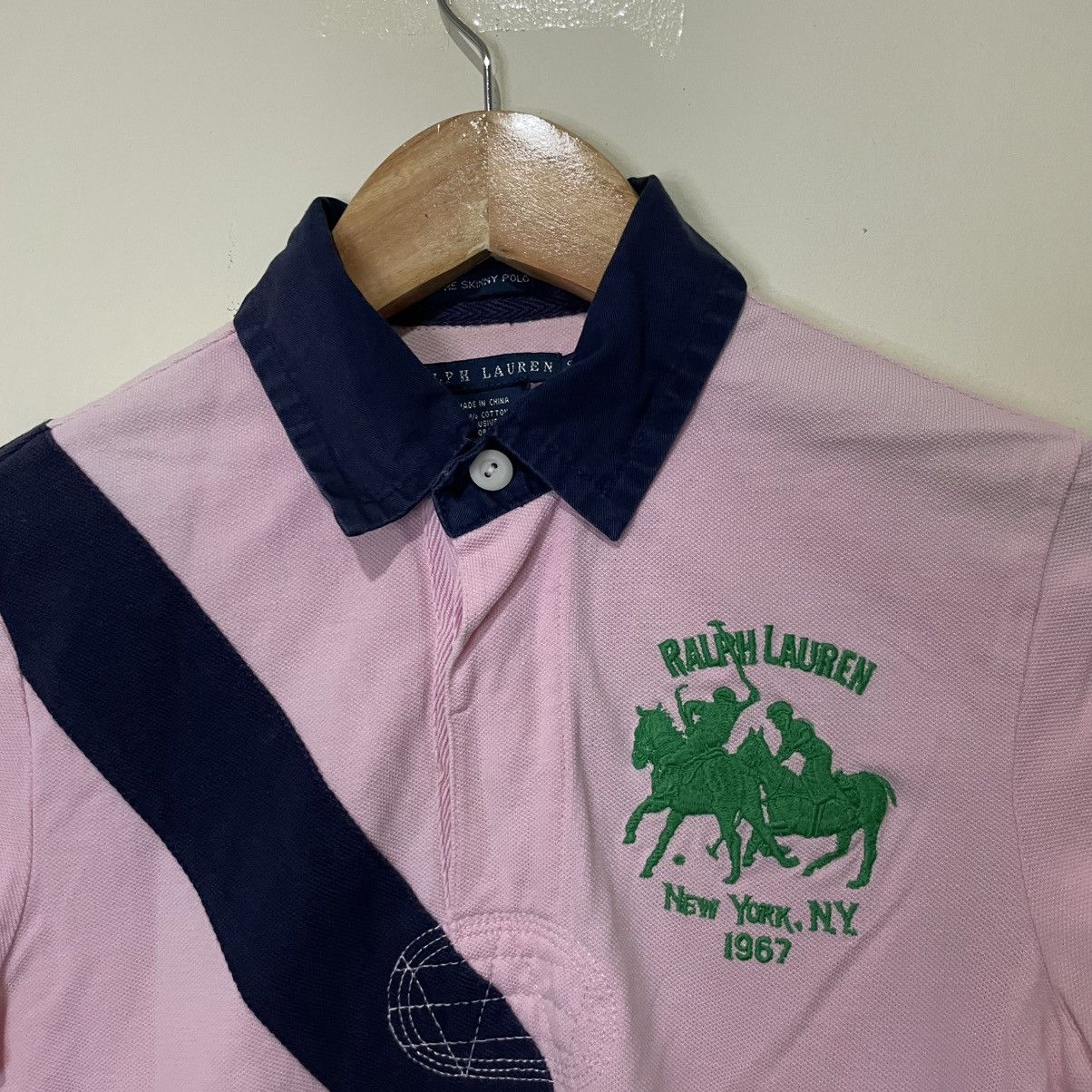 Ralph Lauren Vintage Ralph Lauren Number 2 slim polo shirt pink Size US S / EU 44-46 / 1 - 3 Thumbnail