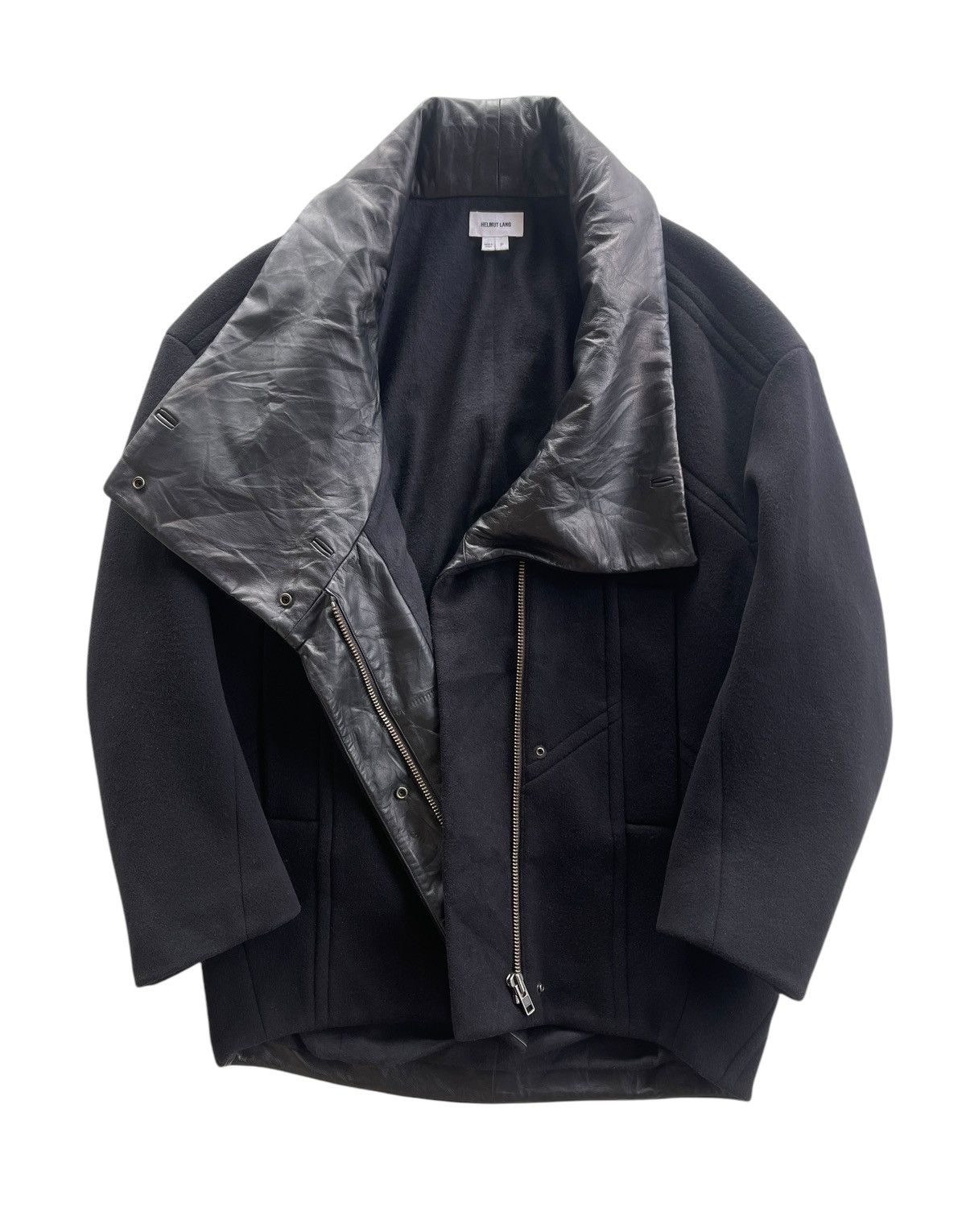 Helmut Lang Helmut Lang Wool Blend Winter Coat Size L / US 10 / IT 46 - 3 Thumbnail
