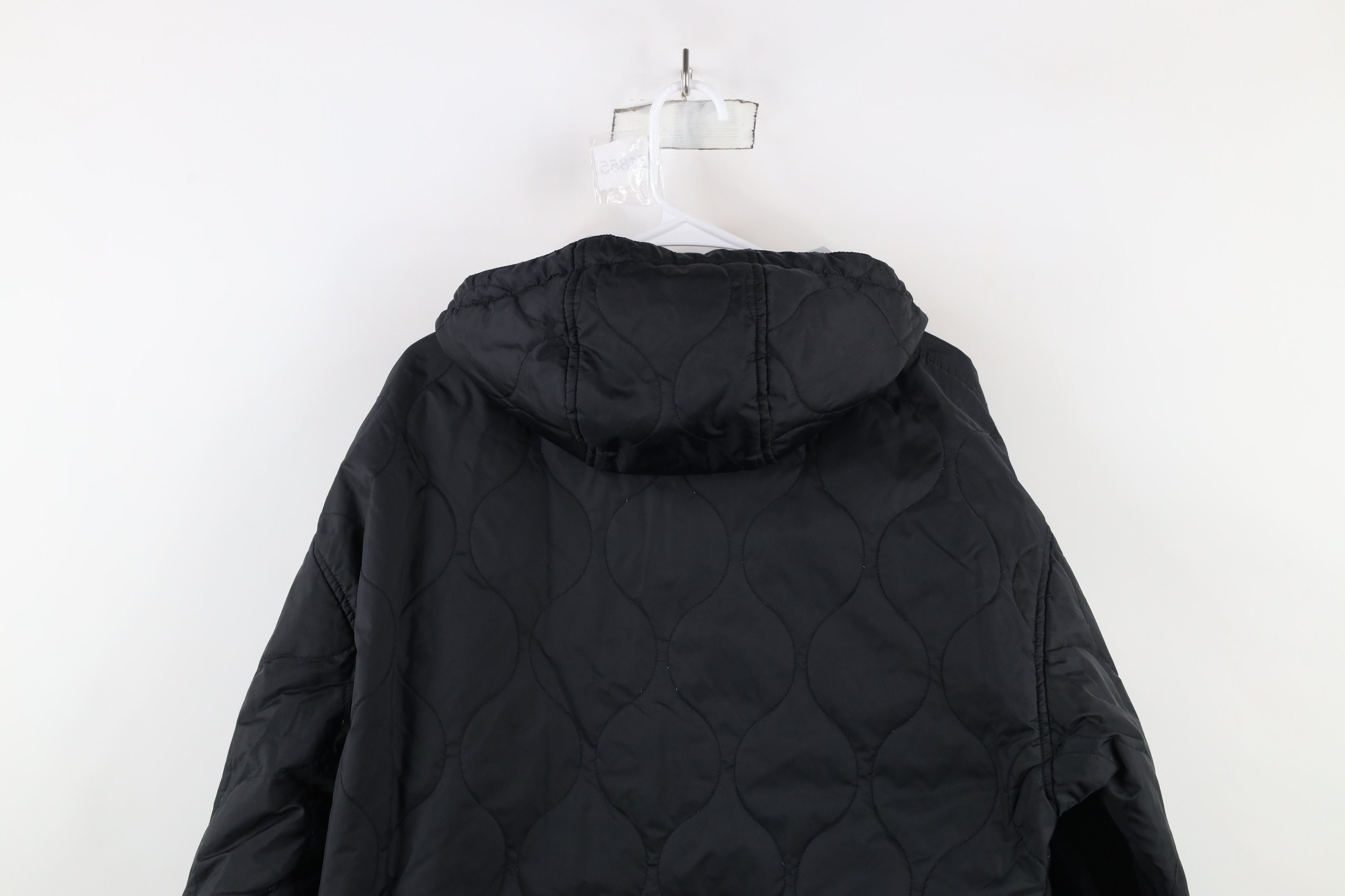 Nike × Vintage Vintage 90s Nike Mini Swoosh Reversible Hooded Anorak Jacket Size US M / EU 48-50 / 2 - 16 Thumbnail