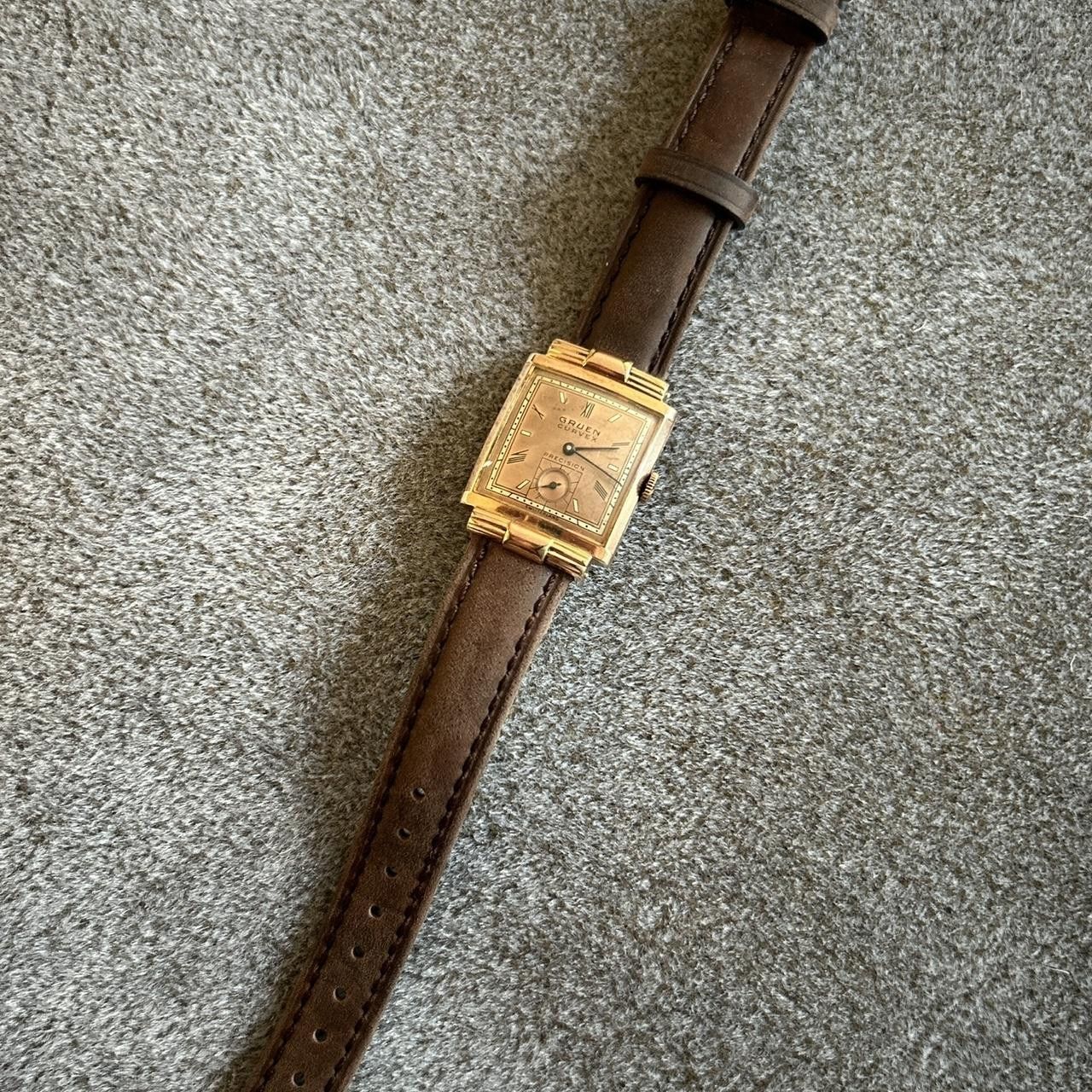 Other Vintage Gruen Curvex Watch Size 26 - 3 Thumbnail