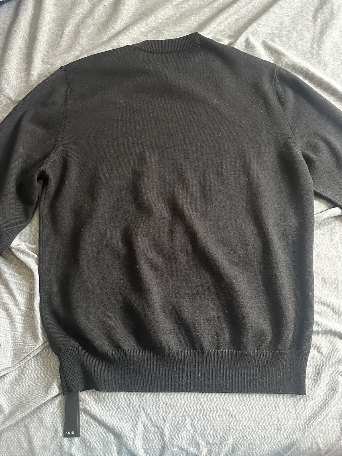 Amiri Amiri black embroidered sweater Size US S / EU 44-46 / 1 - 6 Thumbnail