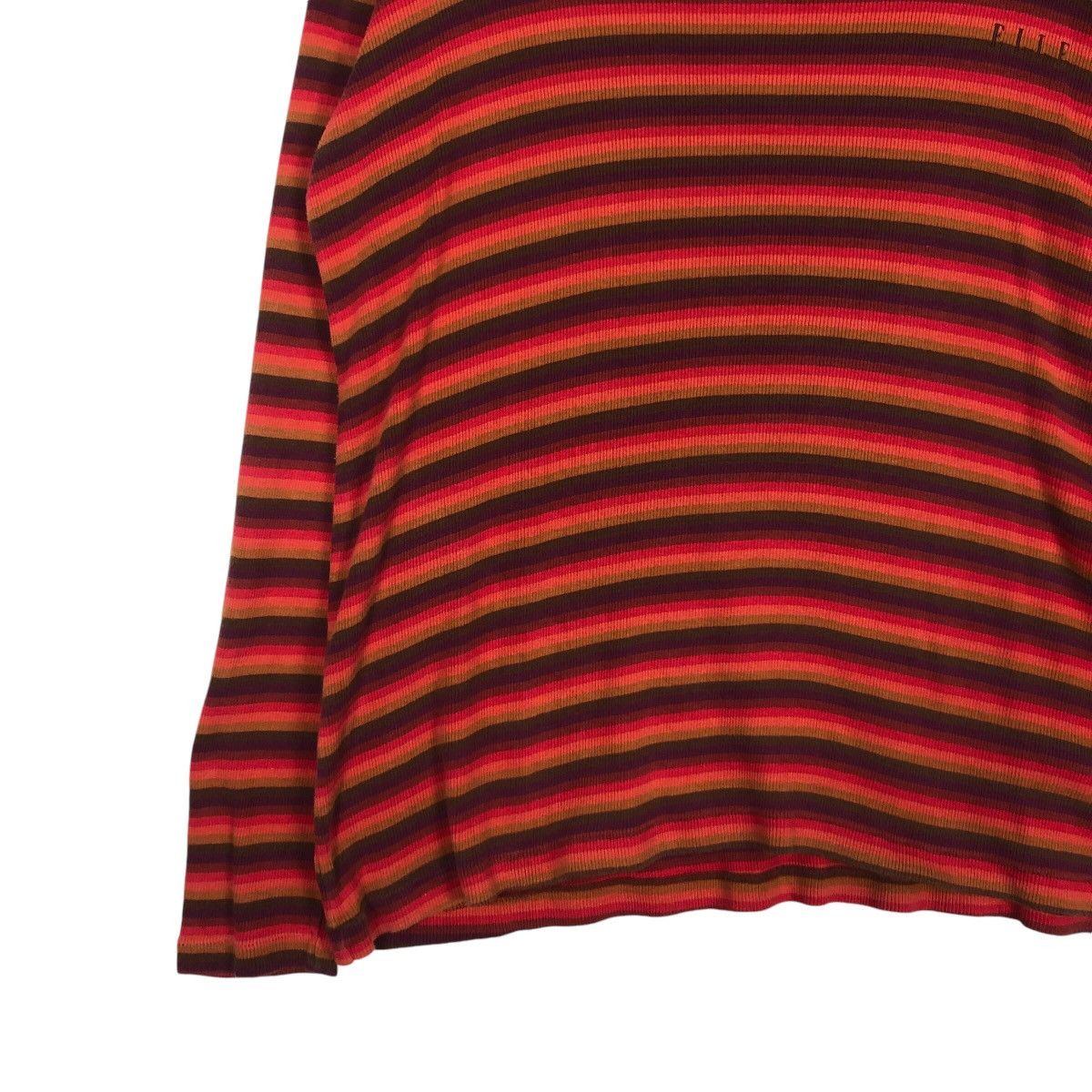 Japanese Brand × Vintage Vintage Elle Striped 90s Jumper Pullover Medium Size US M / EU 48-50 / 2 - 3 Thumbnail