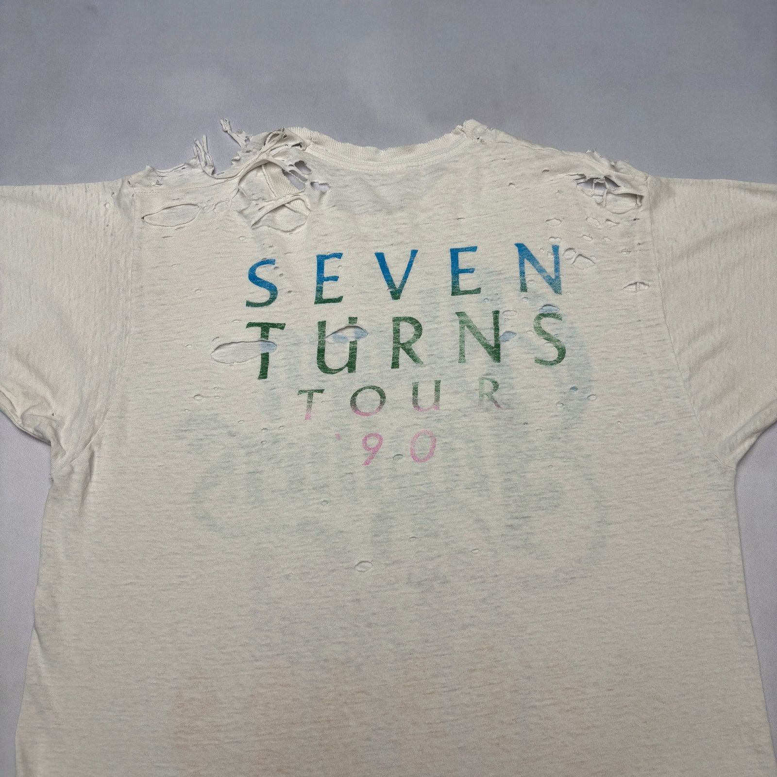 Vintage Vintage 1990 Allman Brothers Seven Turns Tour Shirt 20x27 Size US M / EU 48-50 / 2 - 5 Thumbnail