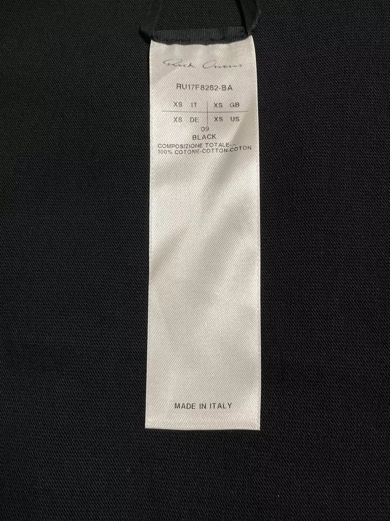 Rick Owens rick owens xs black short sleeve tee-2508 Size US XS / EU 42 / 0 - 3 Thumbnail