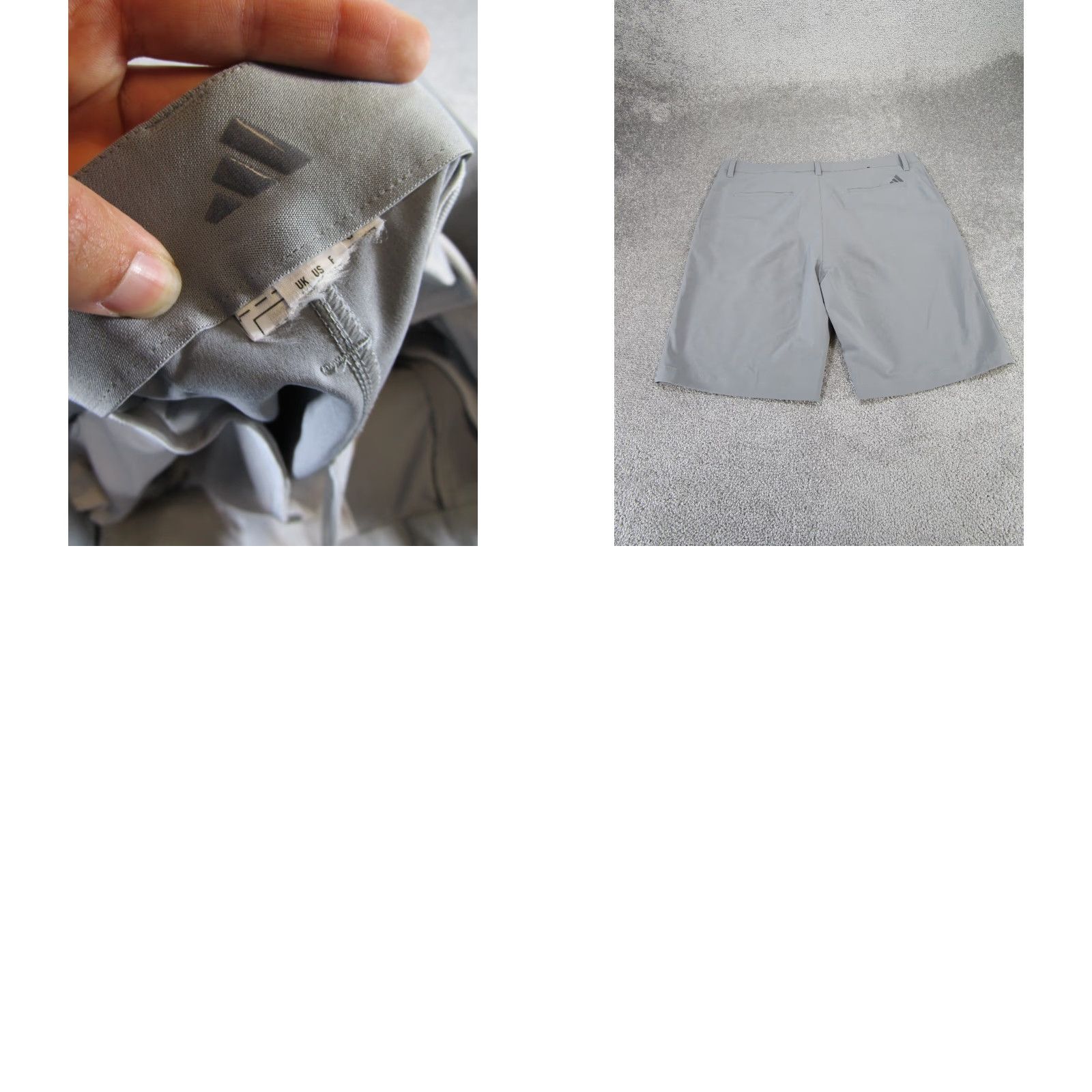 Adidas Adidas Shorts Mens 38 Light Gray Lightweight Performance Golf Chino Casual Mens 38 Gray 90s? Size US 38 / EU 54 - 8 Thumbnail