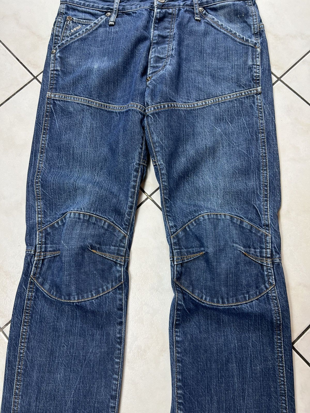 G-Star Vintage G-Star Raw y2k denim buckle back jeans elwood narrow Size US 32 / EU 48 - 4 Thumbnail