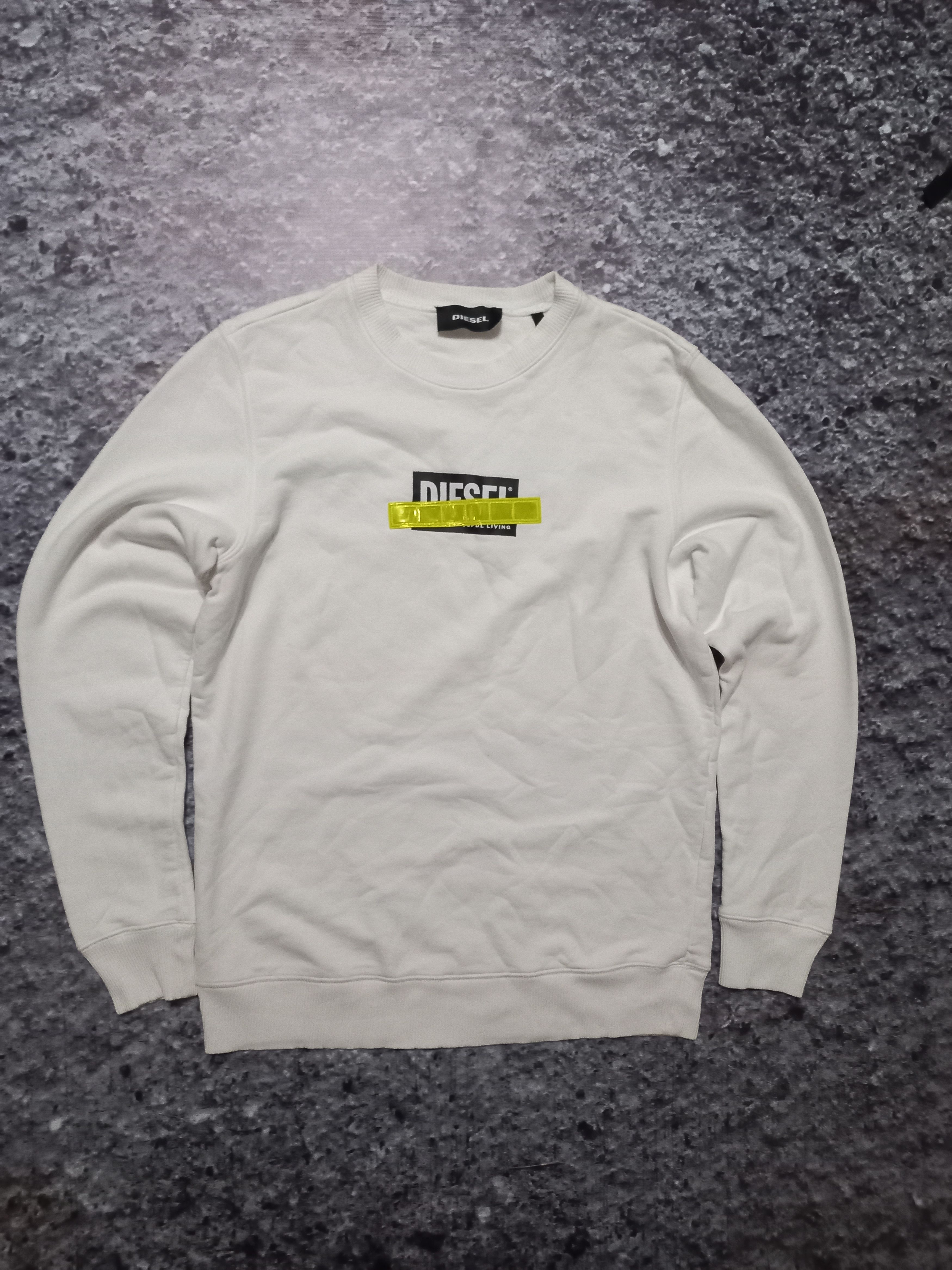 Diesel × Vintage Diesel sweatshirt, white with logo Size US S / EU 44-46 / 1 - 5 Thumbnail