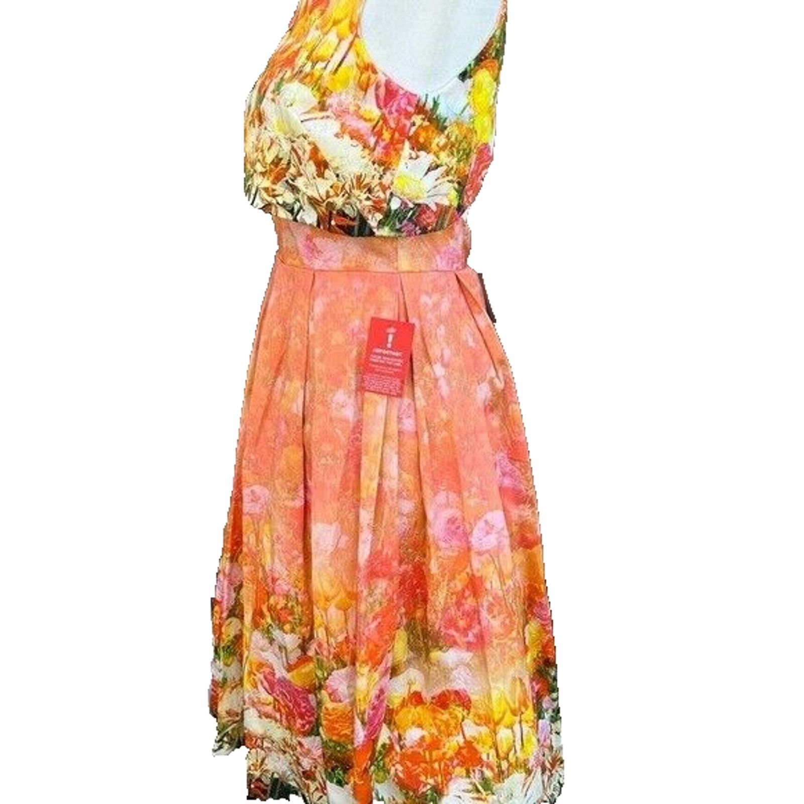 Asos Asos cotton women dress Multicolor MIDI size 4 A000261 Size S / US 4 / IT 40 - 4 Thumbnail