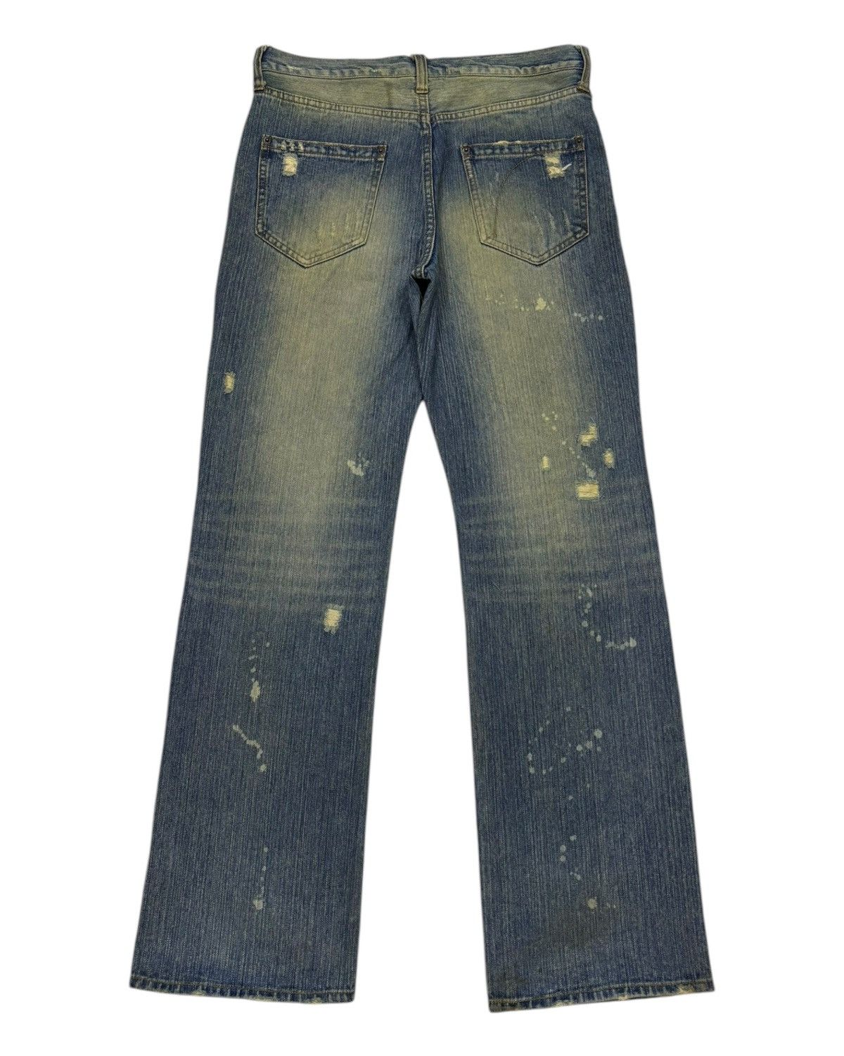 Hysteric Glamour 🔥RARE PATCHWORK DISTRESSED DENIM EXHIBITIONIST JEANS Size US 32 / EU 48 - 7 Thumbnail