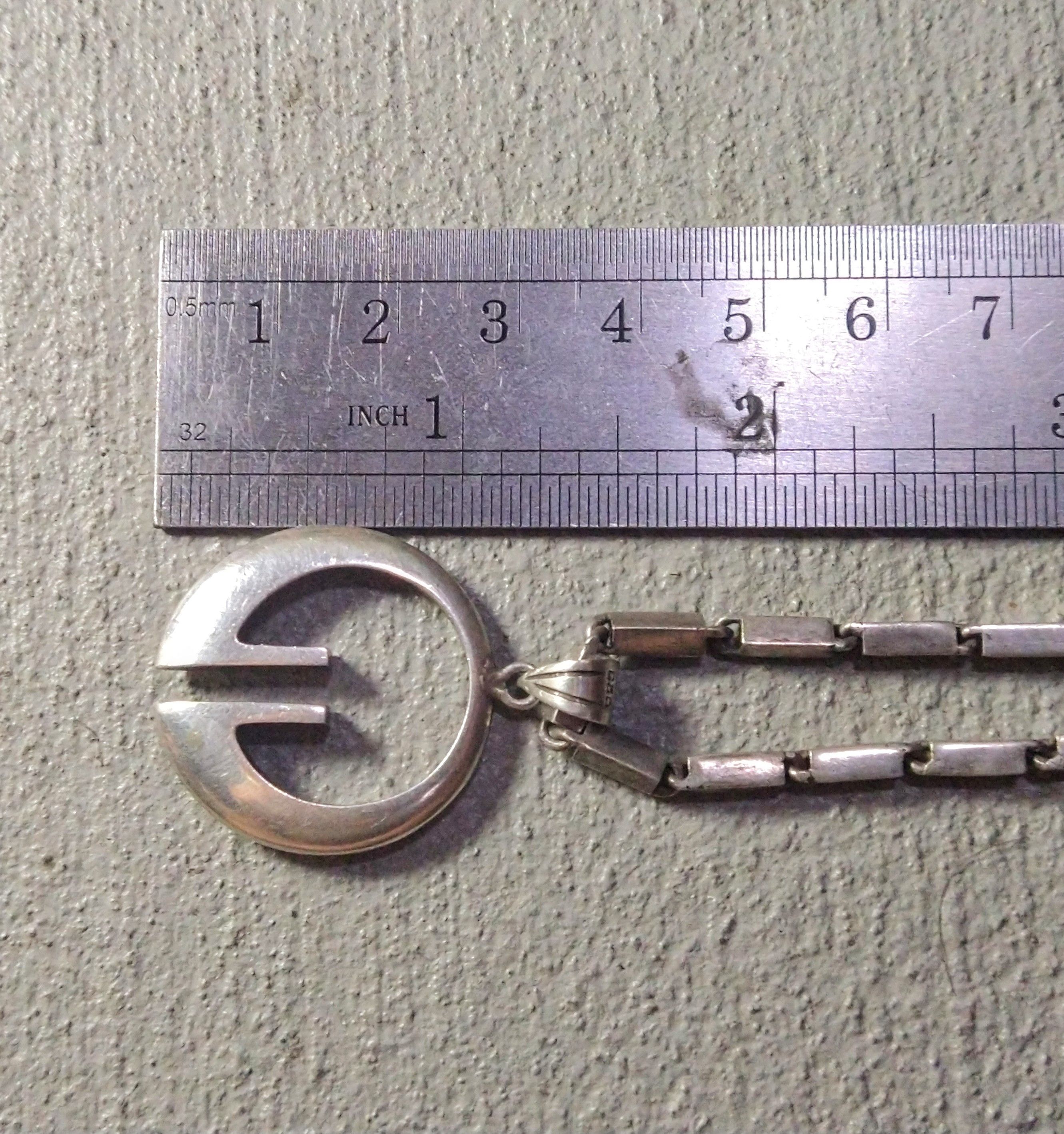 Other Vintage Sterling Silver Necklace Modern Pendant Minimalist Size ONE SIZE - 12 Thumbnail