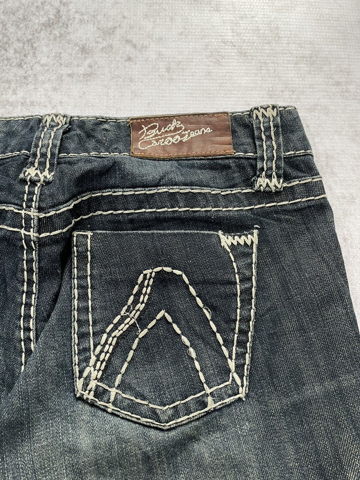 If Six Was Nine × Japanese Brand × Le Grande Bleu (L.G.B.) 2000s bootcut buckaro acid wash japan denim pants y2k style Size US 27 - 8 Thumbnail