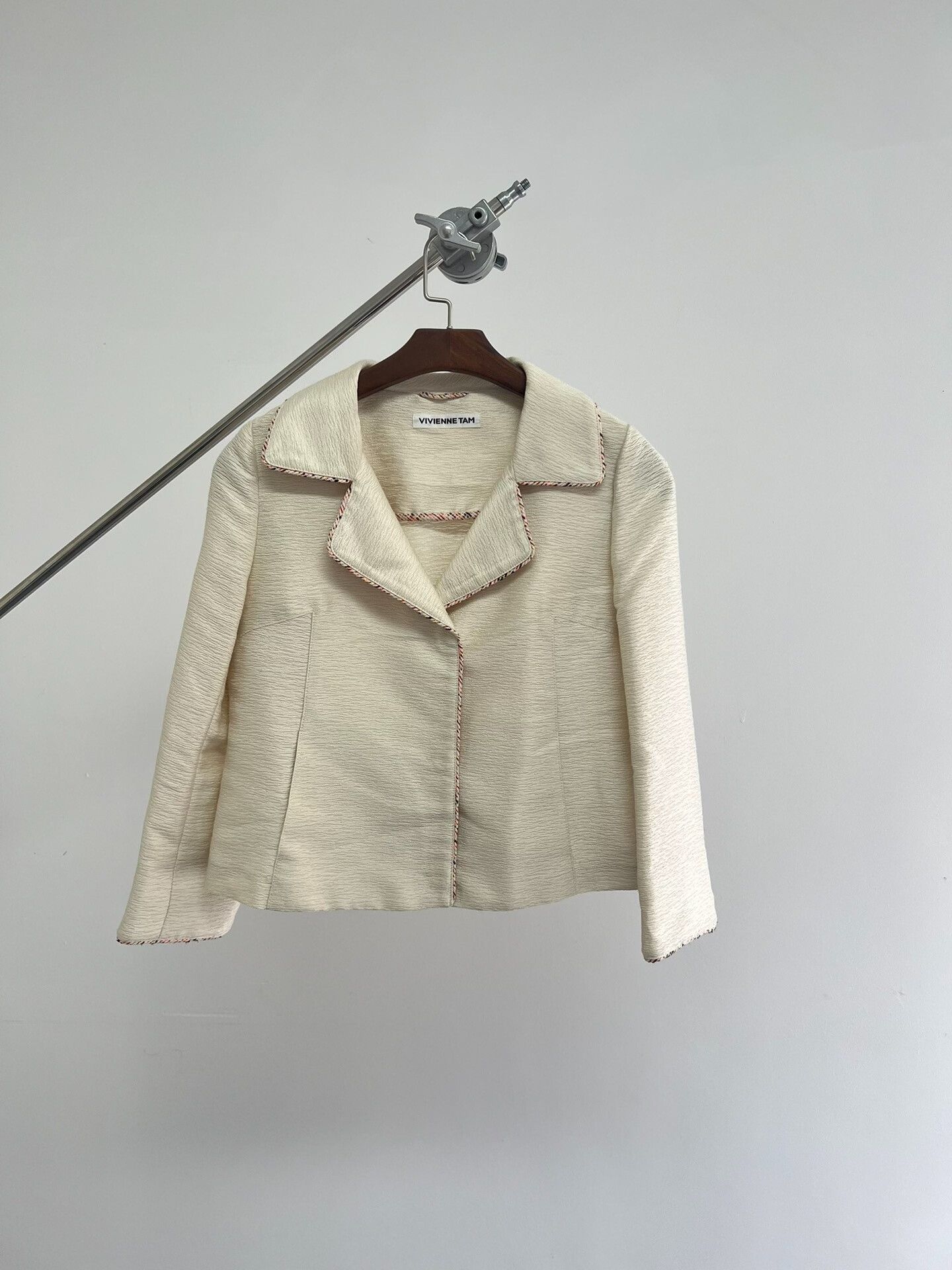 Vivienne Tam Vivienne Tam Stylish Textured Jacket Size S / US 4 / IT 40 - 1 Thumbnail