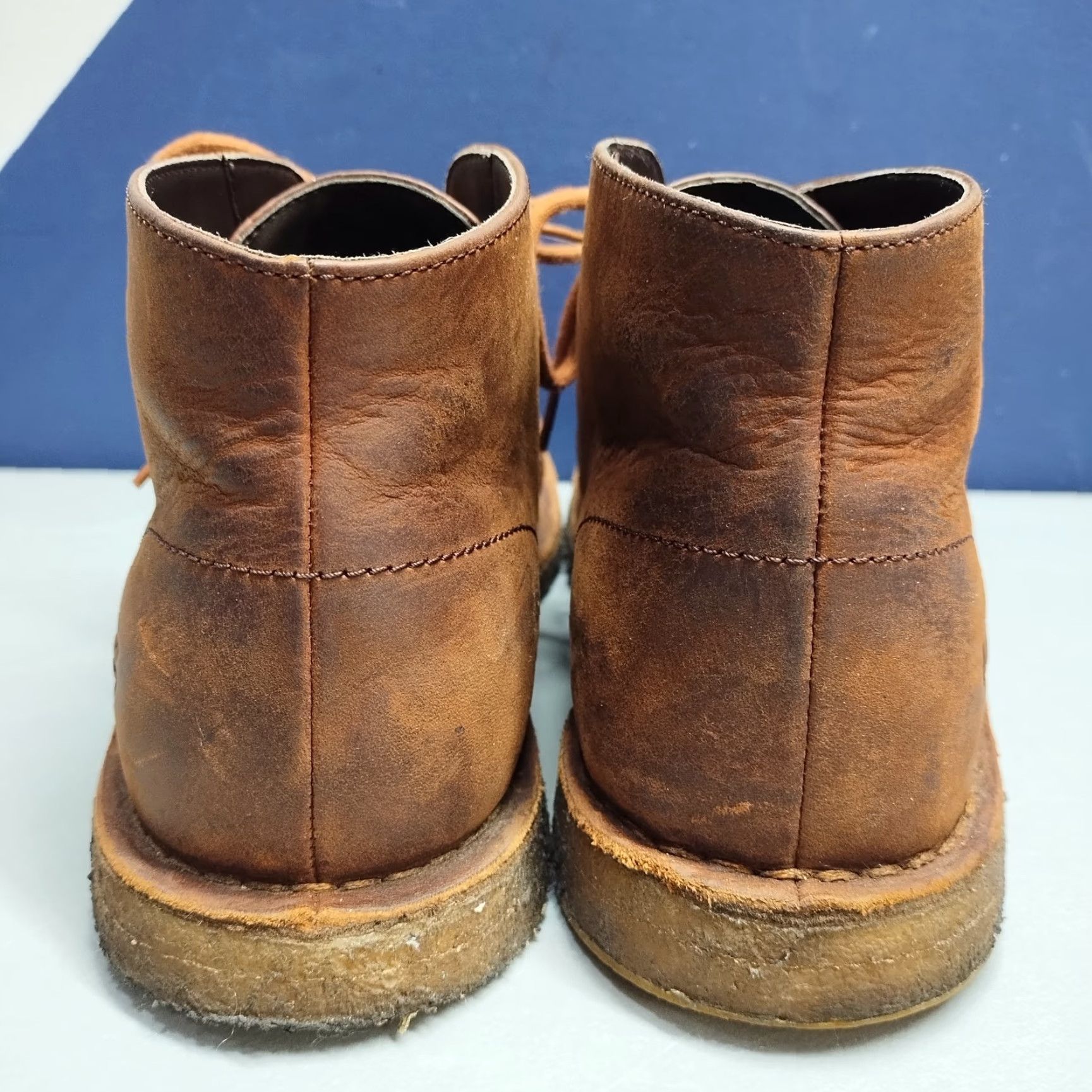 Ugg UGG Groveland Chukka Boots Mens Size 9.5 Brown Leather Cozy Lace Up 1105529 Size US 10 / EU 43 - 5 Thumbnail