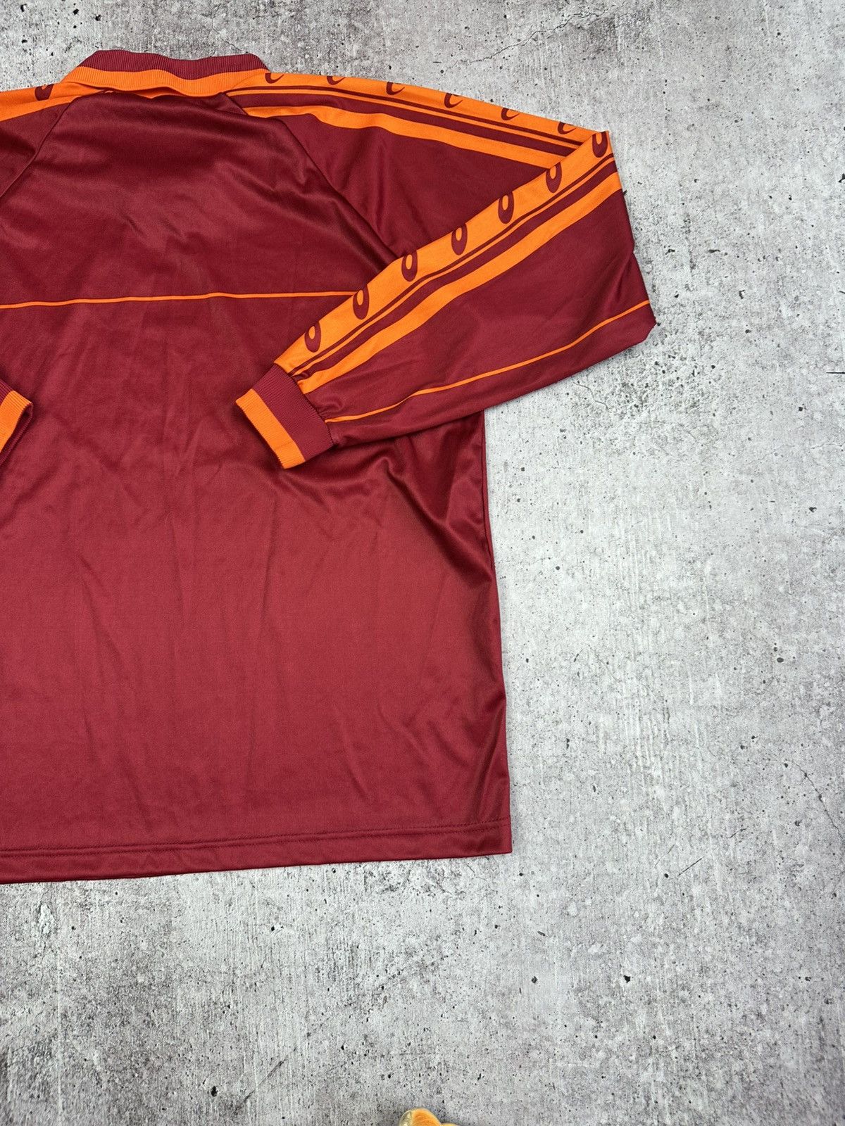 Asics 1995/96 Asics AS Roma Vintage Long Sleeve Soccer Jersey Size US M / EU 48-50 / 2 - 15 Thumbnail