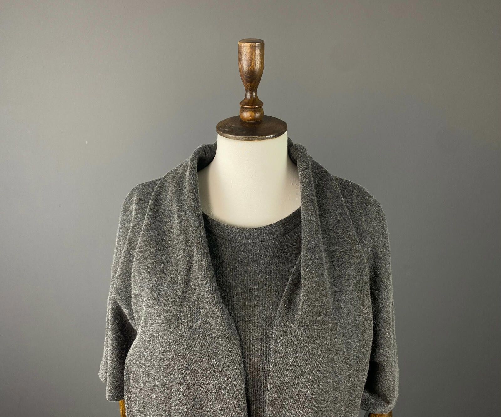 Cos Ladies Cos Gray Wool Short Sleeve Sweater Midi Dress Size M Size M / US 6-8 / IT 42-44 - 2 Thumbnail