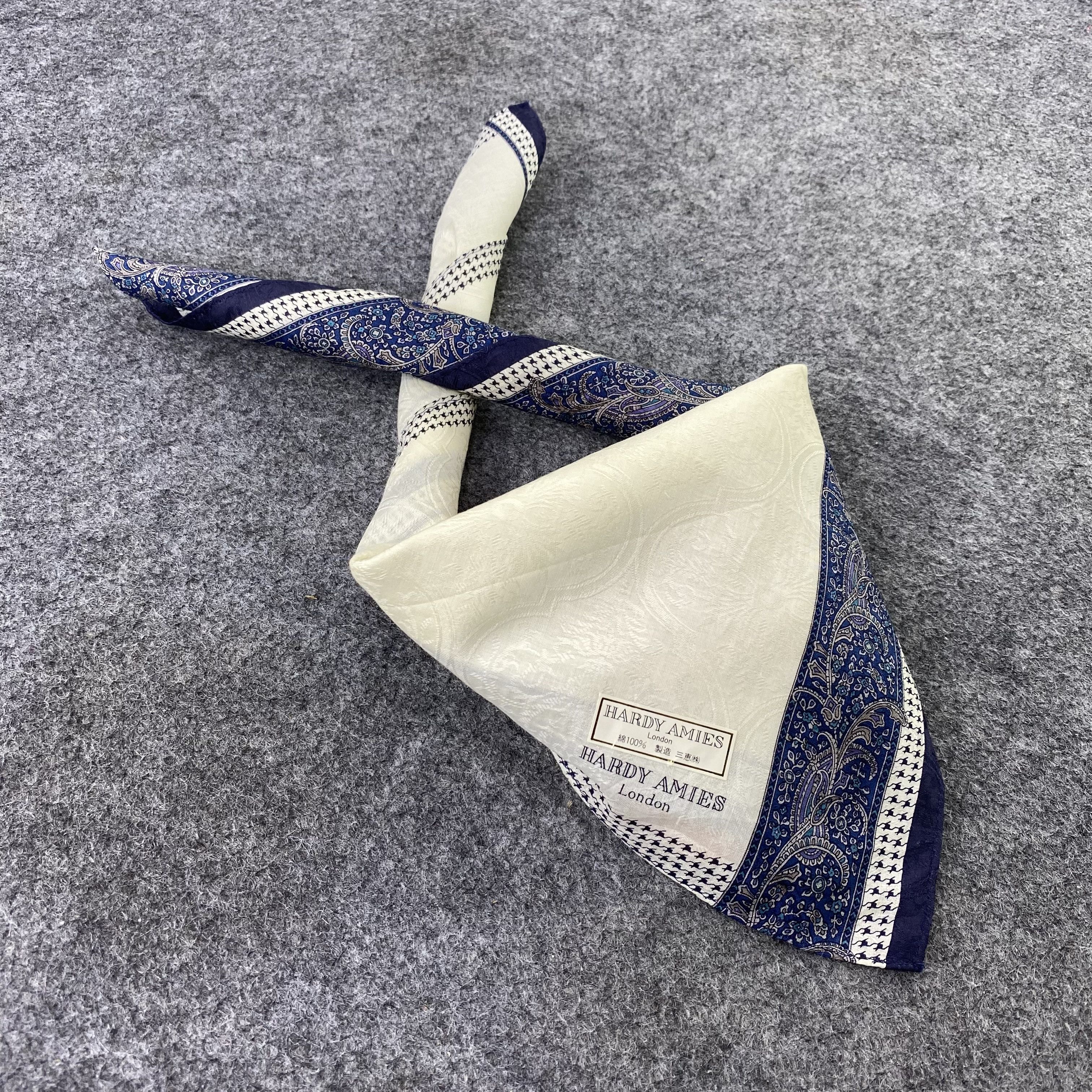 Hardy Amies Hardy Amies Handkerchief / Bandana / Neckerchief-B758 Size ONE SIZE - 1 Thumbnail