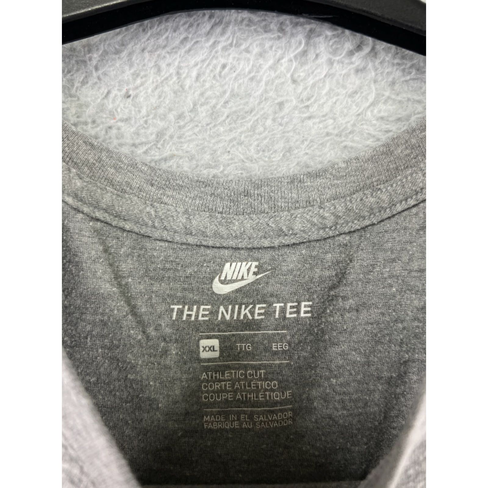 Nike Nike Shirt Mens 2XL Gray Swoosh Short Sleeve Crew Neck Cotton Blend Gym Size US XXL / EU 58 / 5 - 5 Thumbnail