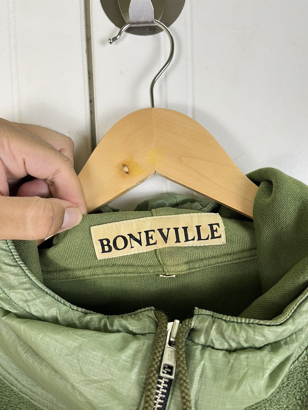 Boneville × C.P. Company × Massimo Osti Vintage Boneville C.P Company Anorak Fleece Hoodie Size US M / EU 48-50 / 2 - 8 Thumbnail