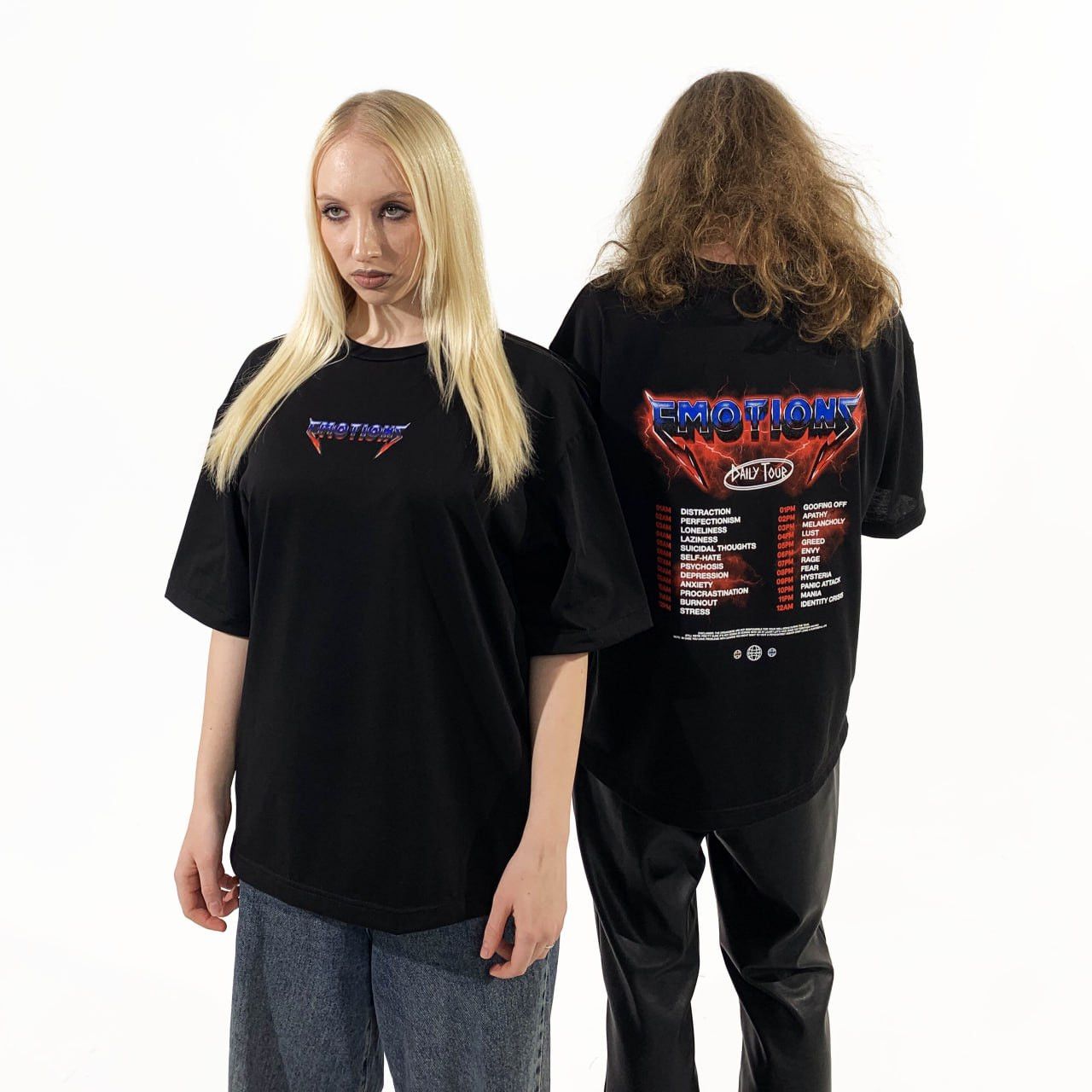 Other Line Nine "EMOTIONS DAILY TOUR" tee Size US S / EU 44-46 / 1 - 4 Thumbnail