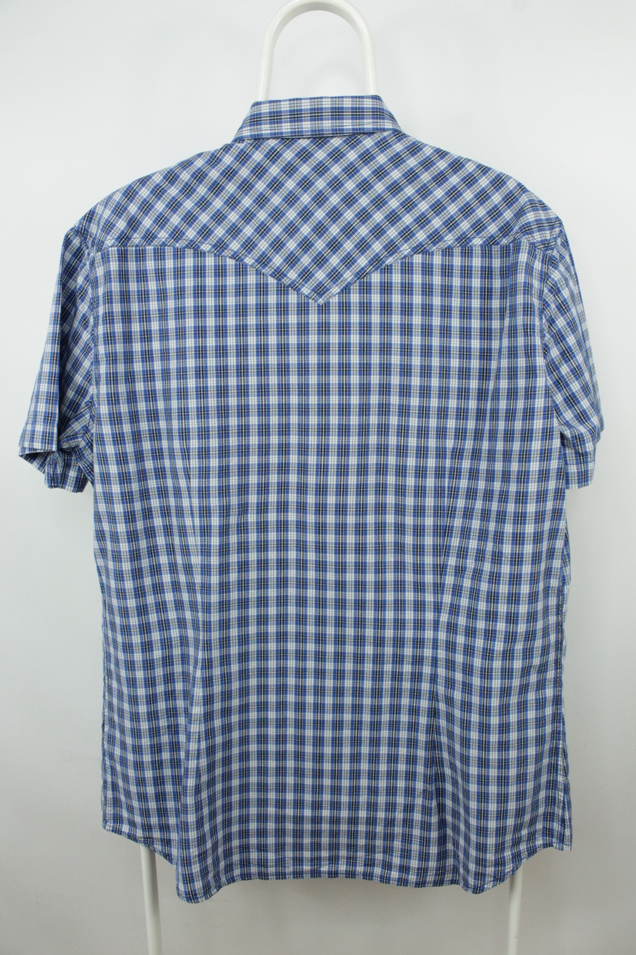 Diesel Diesel Short Sleeve Plaid Cotton Button Up Shirt Size US XXL / EU 58 / 5 - 5 Thumbnail