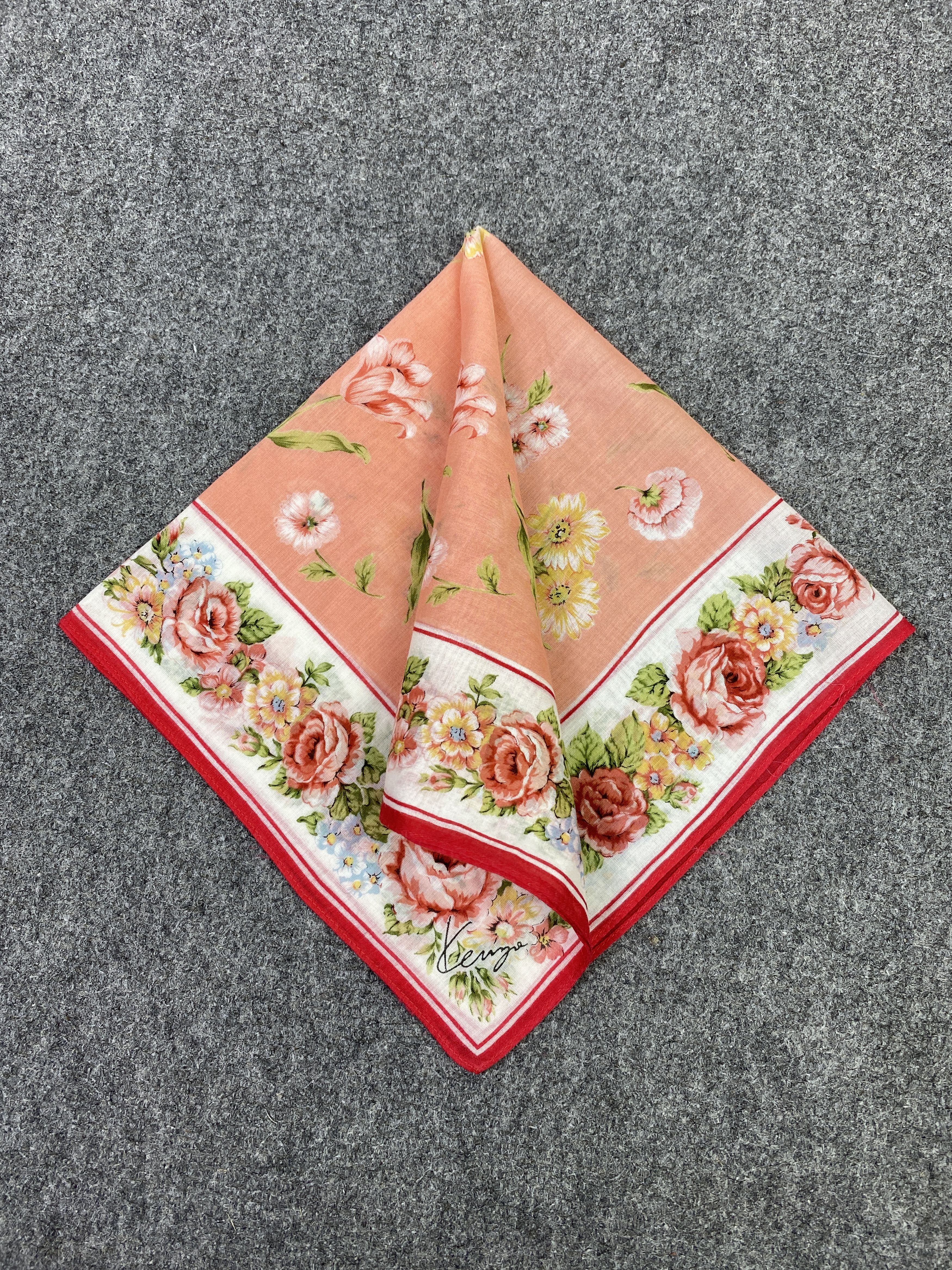 Kenzo Vintage Kenzo Handkerchief / Neckerchief KT0074 Size ONE SIZE - 3 Thumbnail