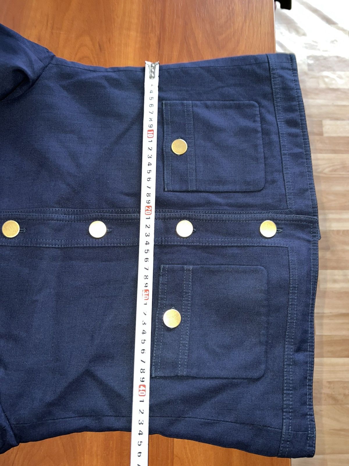 Gucci GUCCI UNIFORM WOMEN GOLD METAL BUTTON NAVY BLAZER JACKET M Size M / US 6-8 / IT 42-44 - 14 Thumbnail