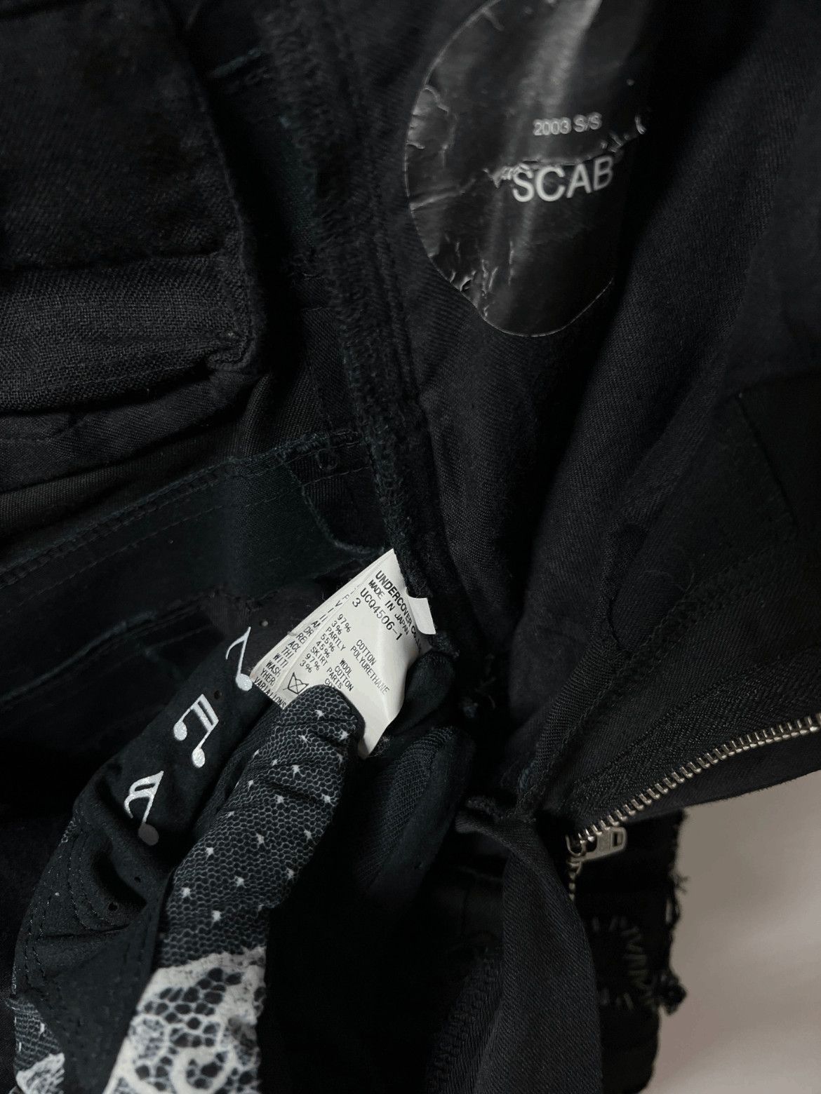 Undercover Sz 3 Undercover 16SS Patches SCAB Distressed Denim-2505 Size US 32 / EU 48 - 8 Thumbnail
