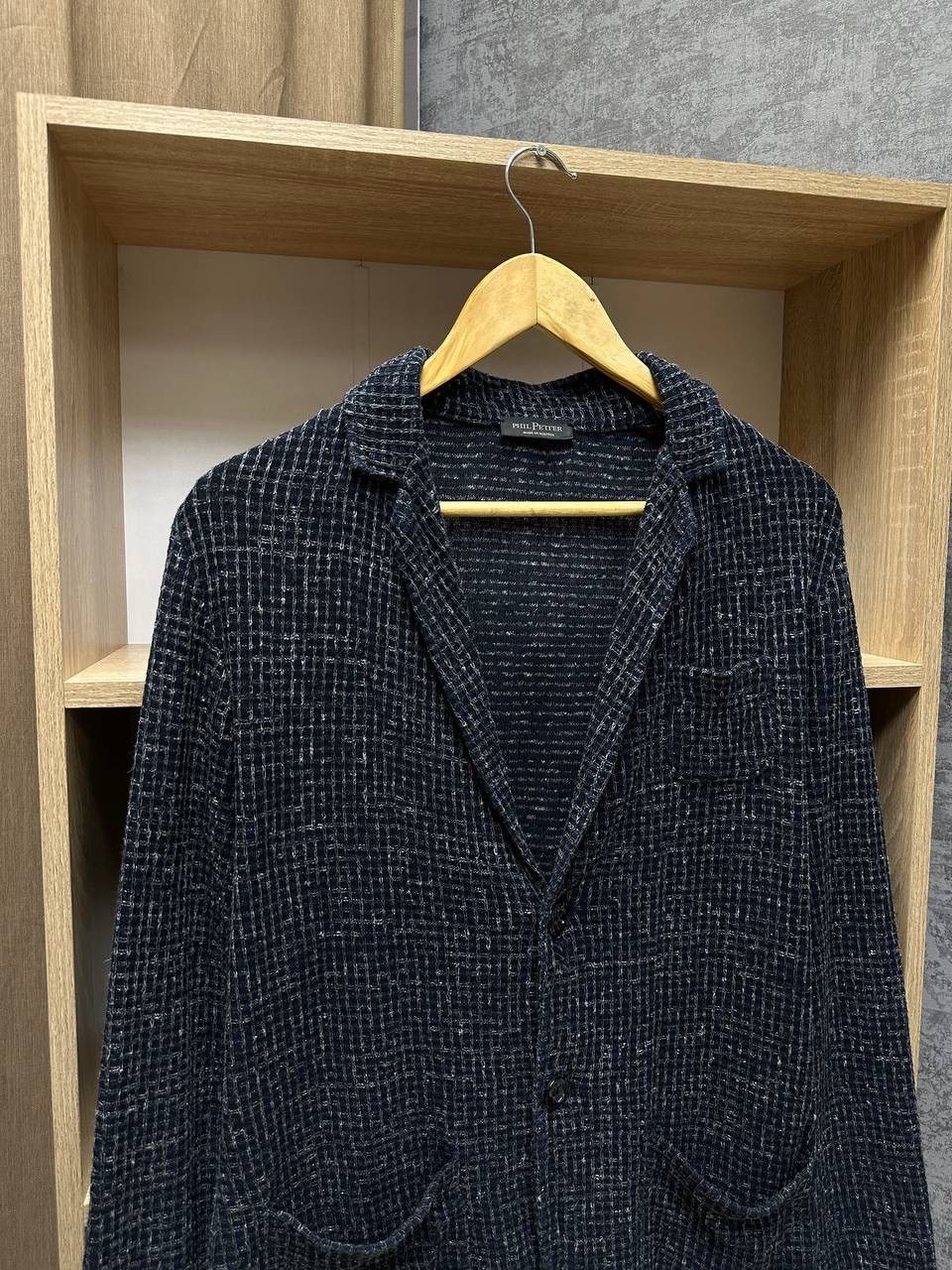 Philipp Plein × Vintage Vintage Phil Petter Black Speckled Cardigan Size US M / EU 48-50 / 2 - 6 Thumbnail