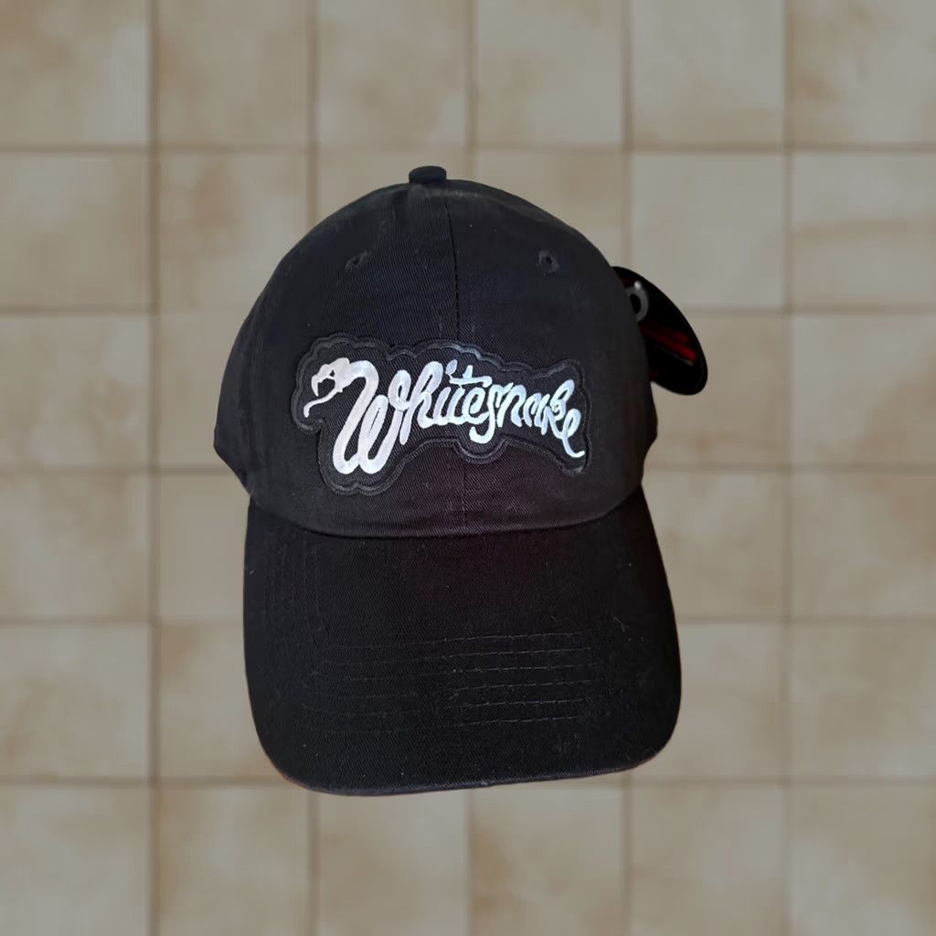 Vintage Whitesnake Rock Band Adjustable Strapback Trucker Foam Hat New NWT Hat Unisex Adult One Size Black Foam Nickname: Rock Band Field TM Size ONE SIZE - 1 Thumbnail