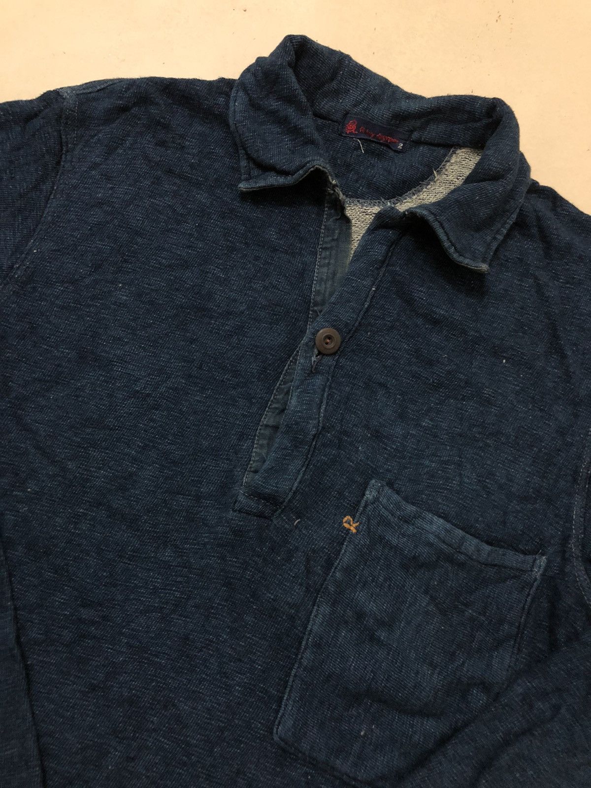 45rpm 45rpm Longsleeve Sweater Indigo Single Pocket Japan brand Size US M / EU 48-50 / 2 - 2 Thumbnail