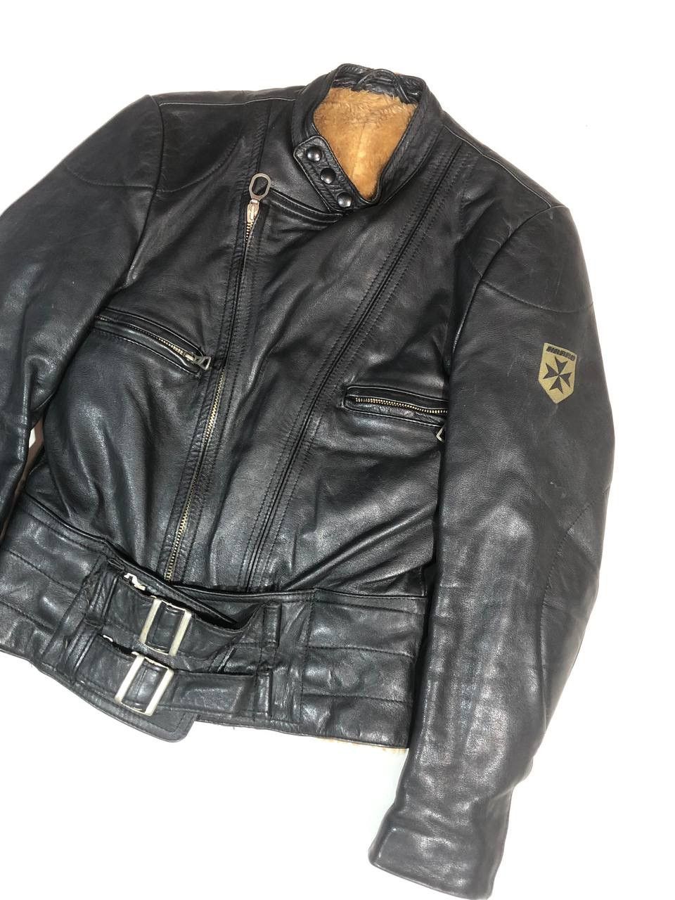 Vintage Harro Vintage Rare Moto Biker Leather Jacket Size US S / EU 44-46 / 1 - 3 Thumbnail