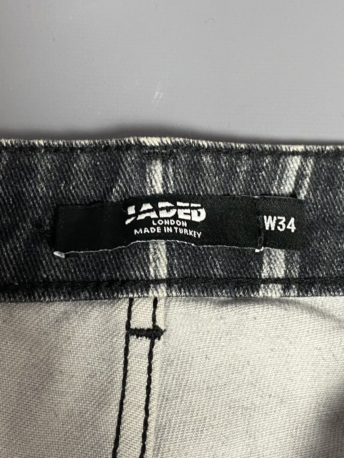Jaded London Jaded London Jeans W34 Relaxed Fit Faded Black Nail Print Size US 34 / EU 50 - 20 Thumbnail