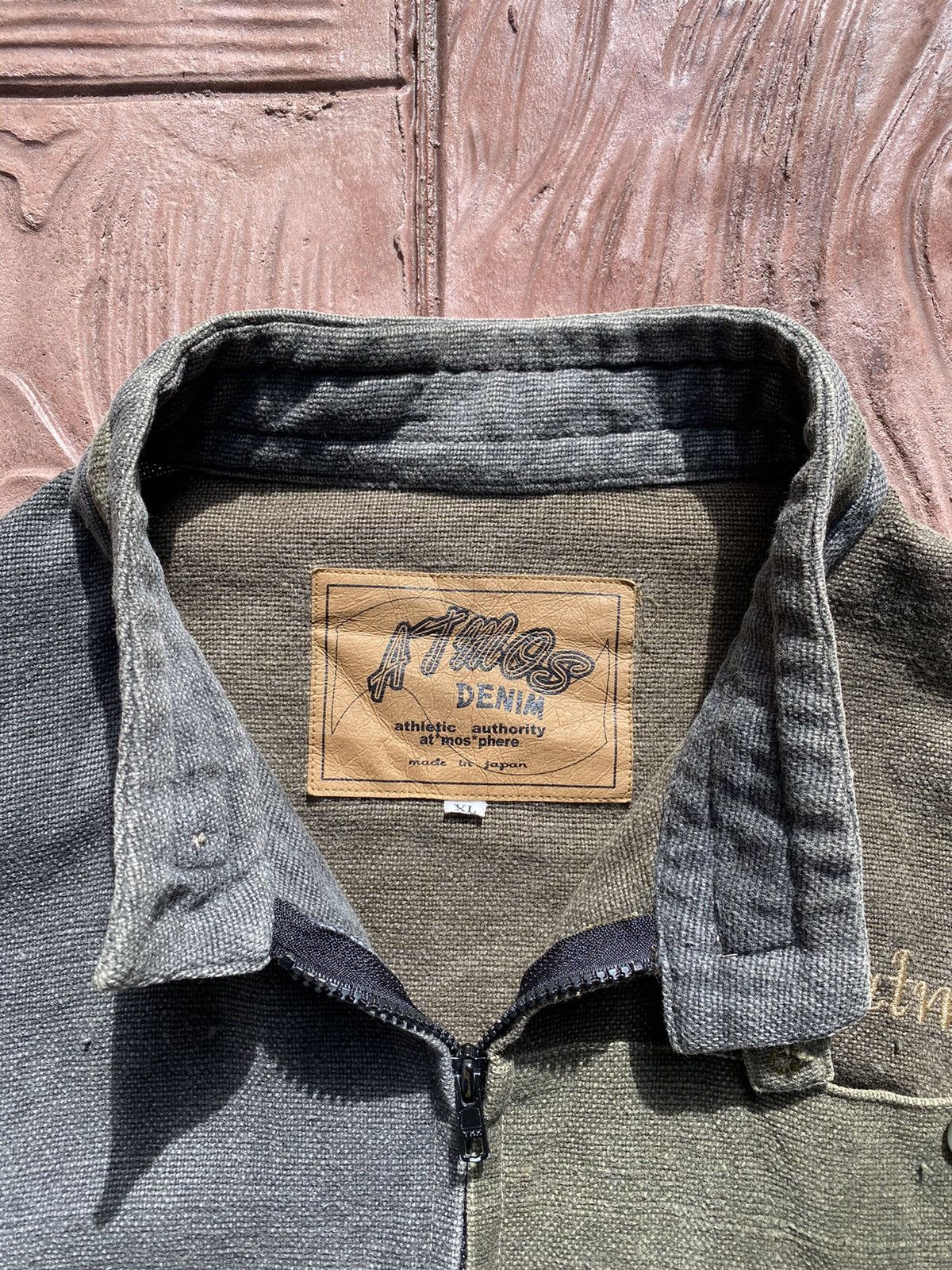 atmos 🔥Rare ATMOSPHERE Denim Reconstructed Jacket Like Kapital Size US XL / EU 56 / 4 - 6 Thumbnail
